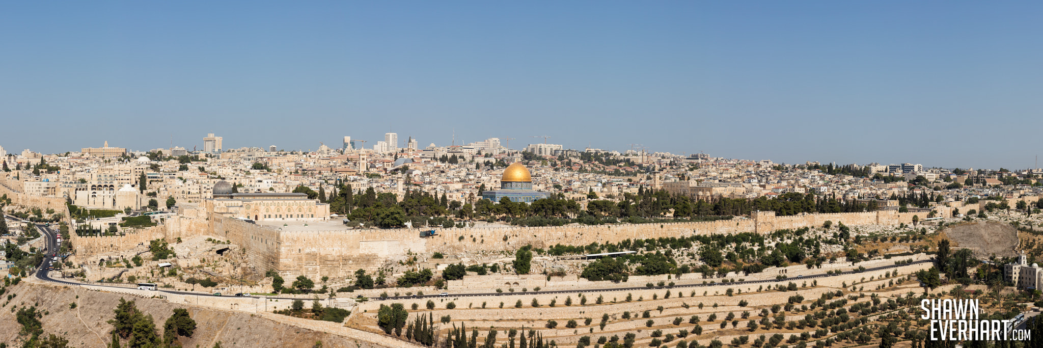 Canon EF 85mm F1.2L II USM sample photo. Panorama of jerusalem photography