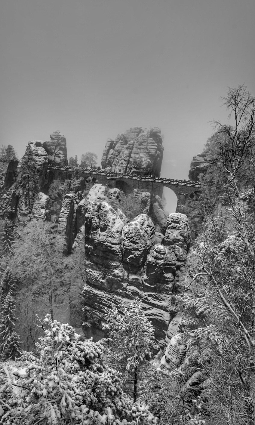 Sony a7 II + Sony Vario Tessar T* FE 24-70mm F4 ZA OSS sample photo. Bastei bridge photography
