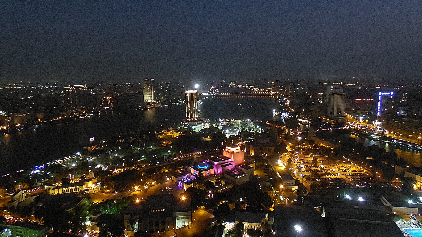 Samsung WB2200F sample photo. Cairo in the night. photography