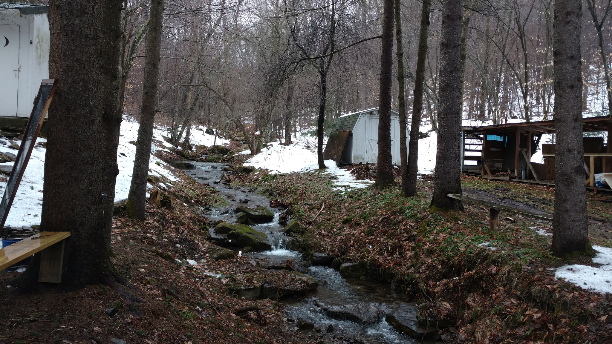 Motorola Moto X Pure Edition sample photo. Pennsylvannia stream. photography