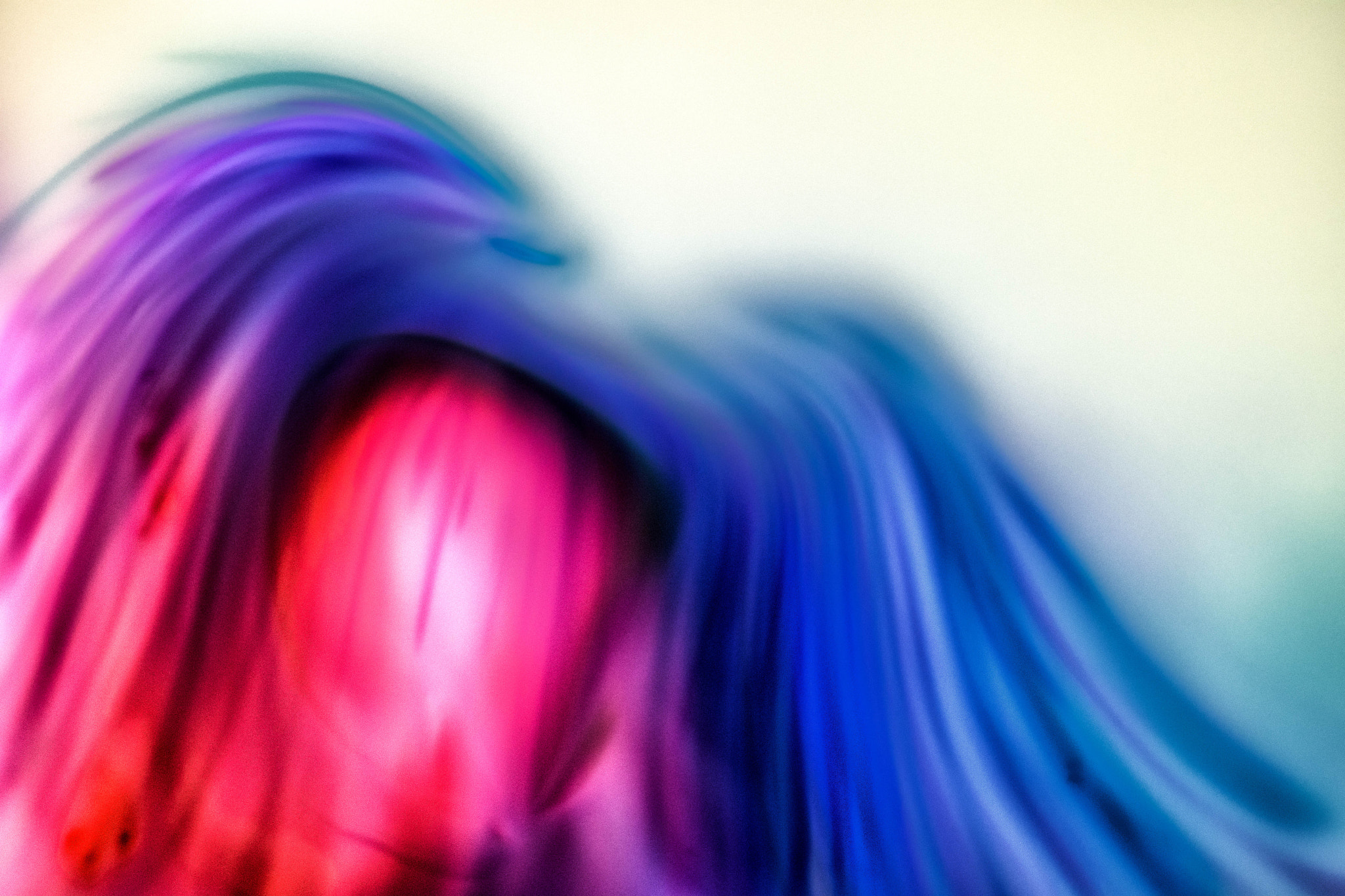 Nikon AF-S DX Micro-Nikkor 85mm F3.5G ED VR sample photo. Abstract rainbow color.  what do you see? photography