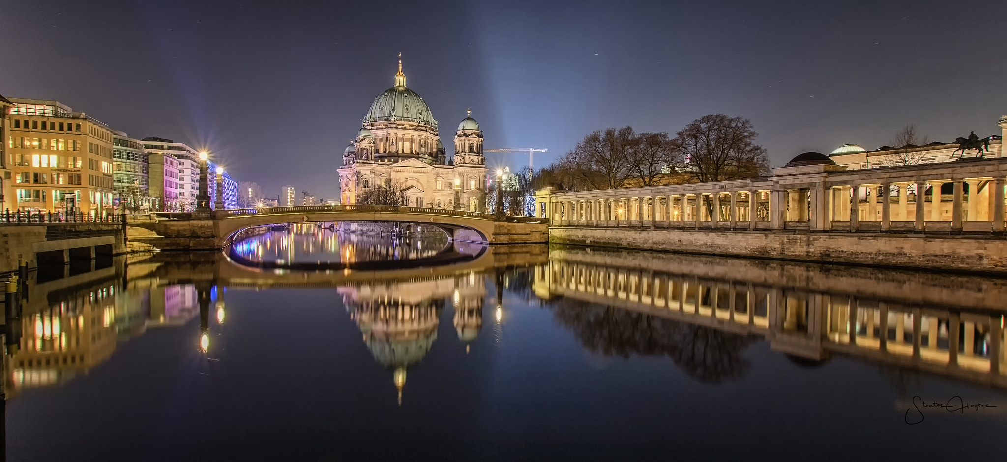 Sigma 10-20mm F3.5 EX DC HSM sample photo. Berlin nightscape photography