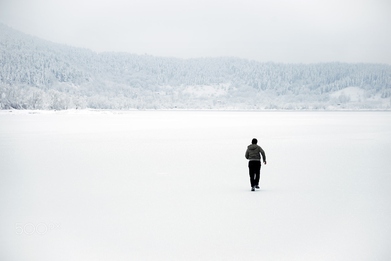Nikon D610 sample photo. Frozen lake in golcuk. photography