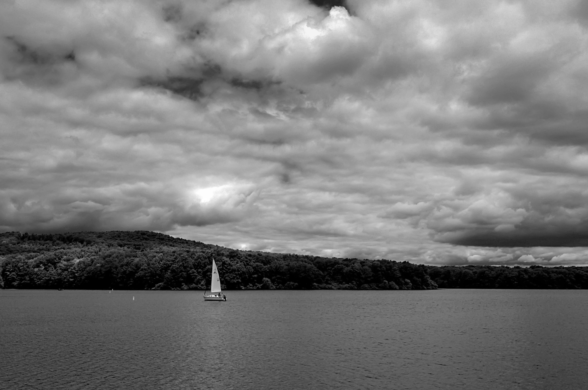 Nikon D7000 + Manual Lens No CPU sample photo. The lonely sailor photography