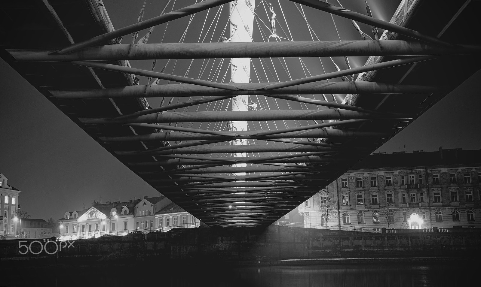 Pentax K-50 sample photo. Kładka bernatka - cracow photography