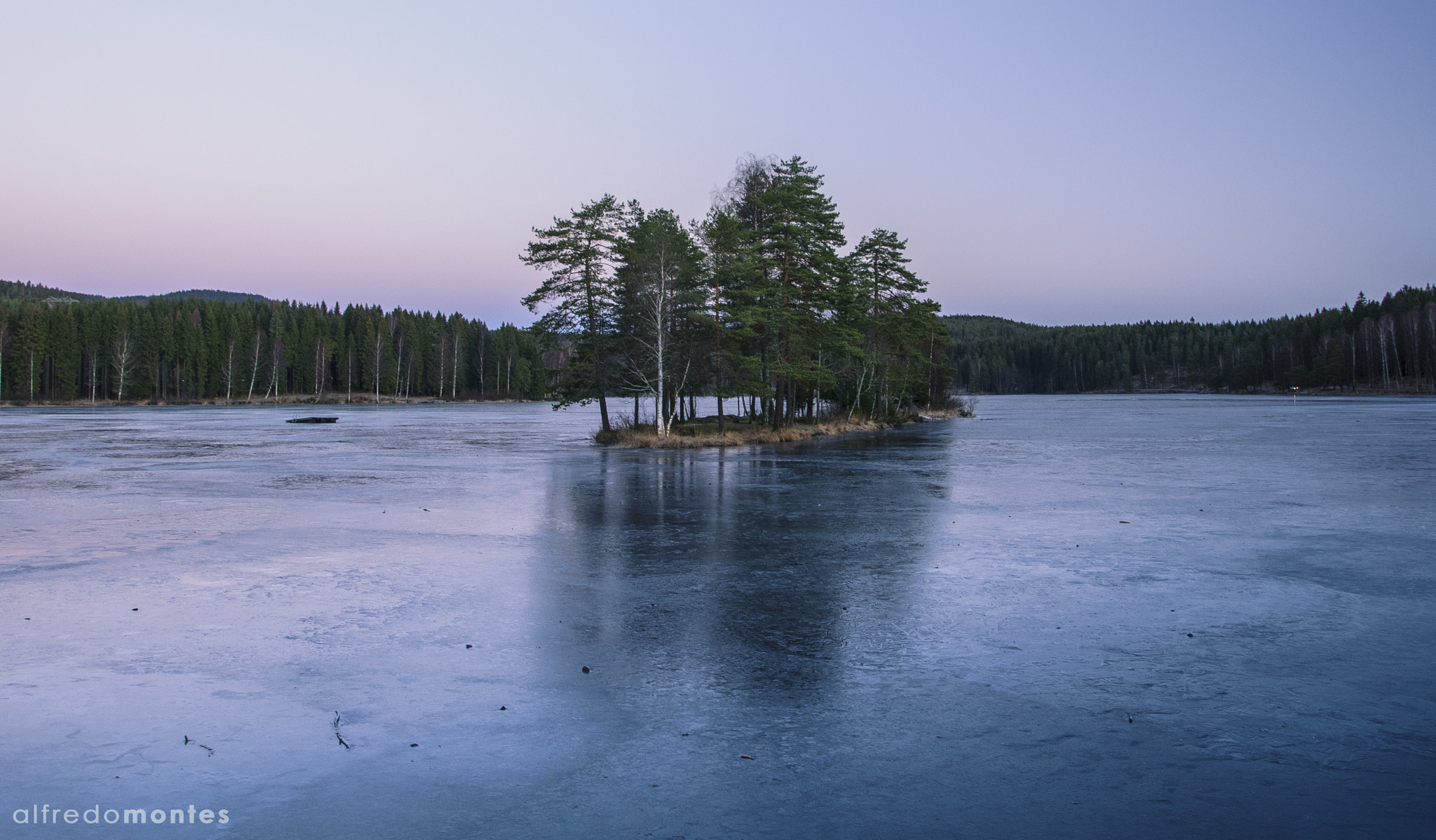 Nikon D300 sample photo. Sunrise at songsvann photography