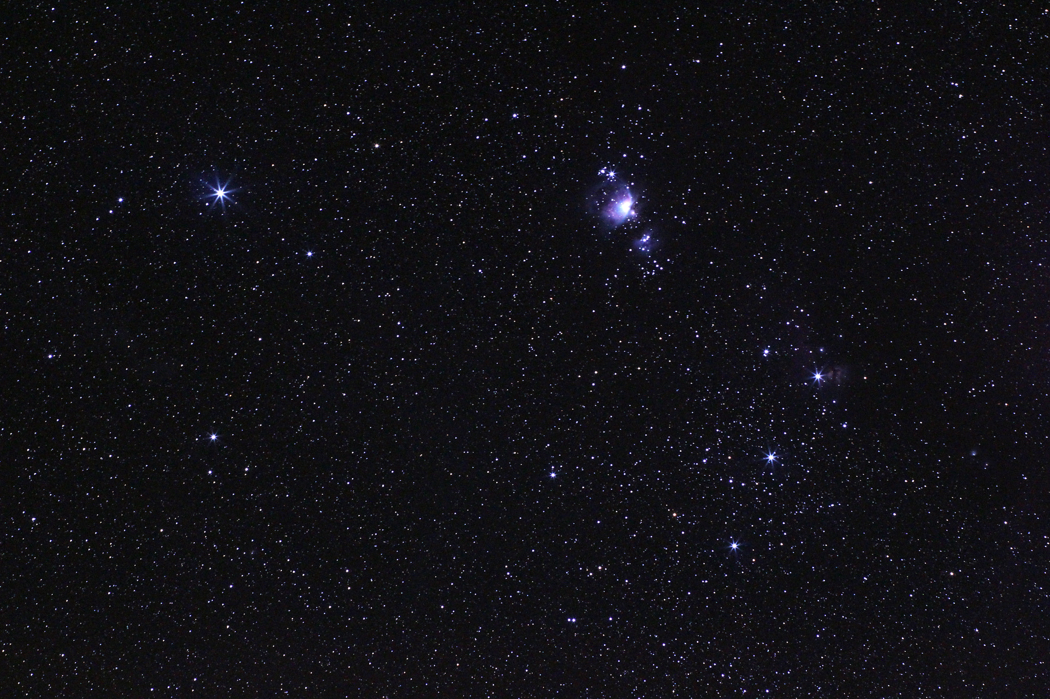 Canon EOS 650D (EOS Rebel T4i / EOS Kiss X6i) sample photo. Orion's belt photography