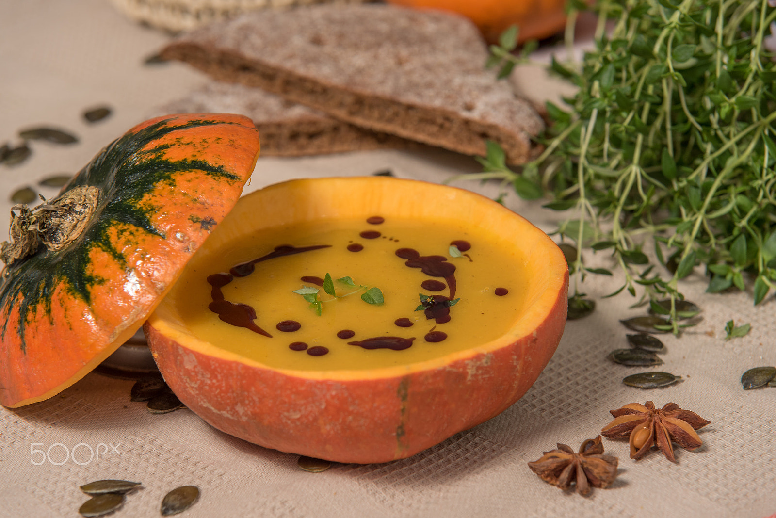 Sigma 70-200mm F2.8 EX DG Macro HSM II sample photo. Pumpkin soup photography