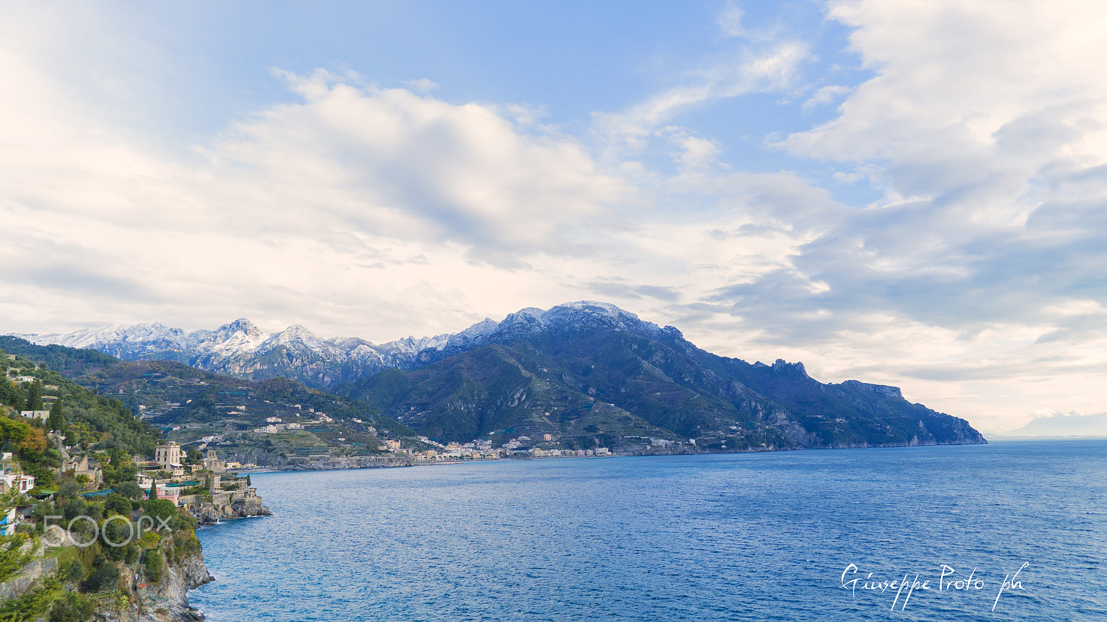 Sony a7S II + Sony FE 24-240mm F3.5-6.3 OSS sample photo. Sea, snow, mountain photography