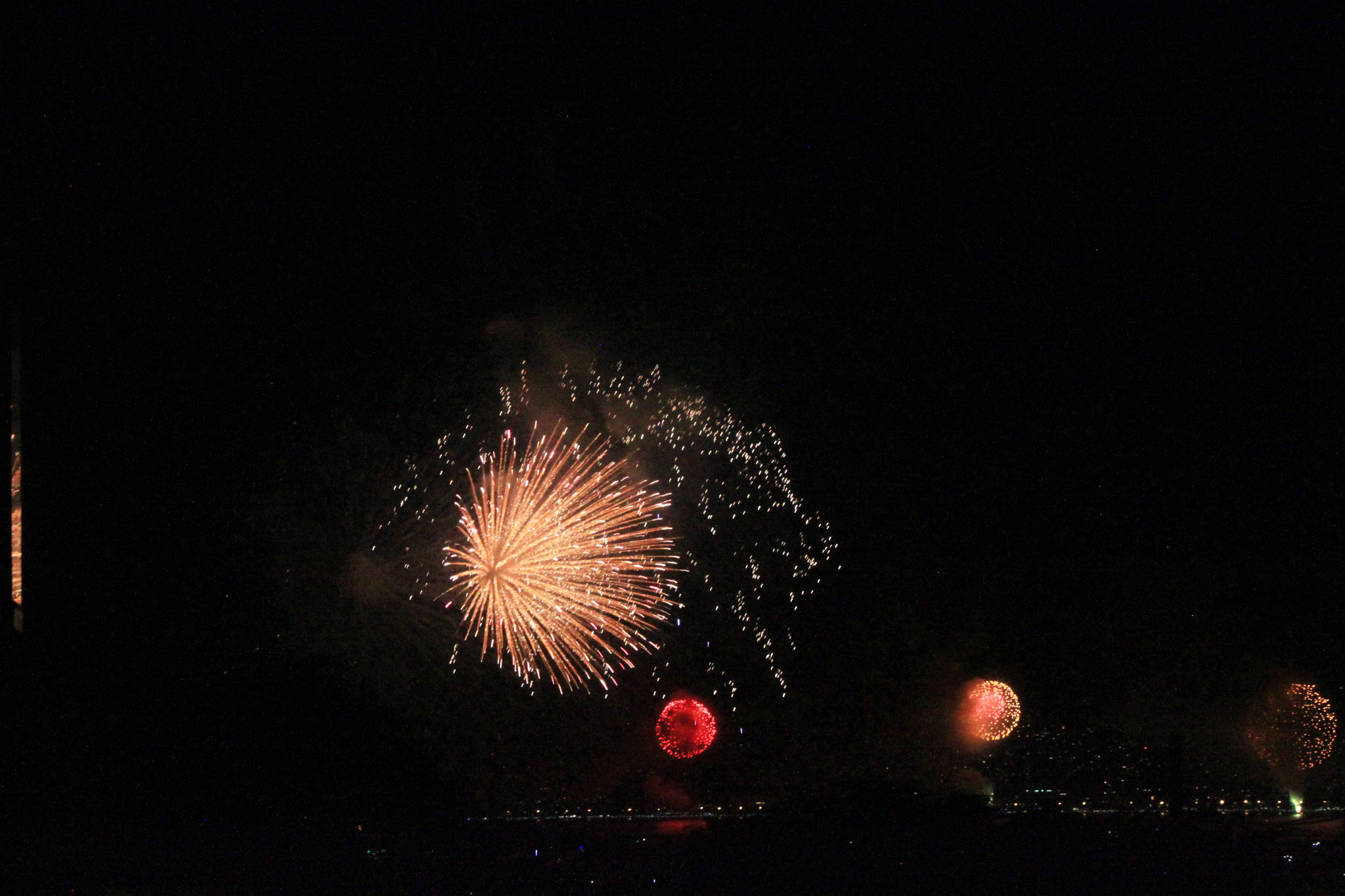 Canon EF-S 18-55mm F3.5-5.6 II sample photo. Fuegos artificiales  photography