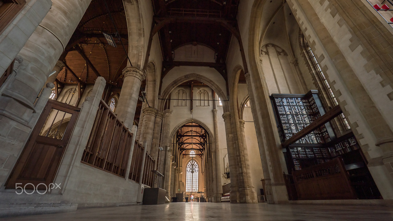 Panasonic Lumix DMC-GH4 + Olympus M.Zuiko Digital ED 7-14mm F2.8 PRO sample photo. Inside st. lawrence church, rotterdam photography