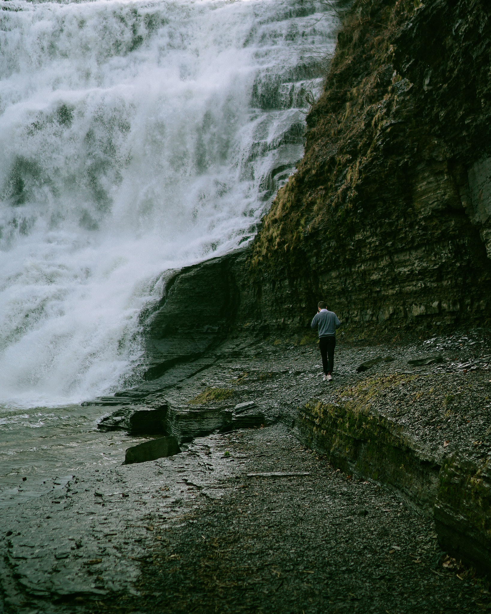 Sony a7S sample photo. Ithaca falls photography