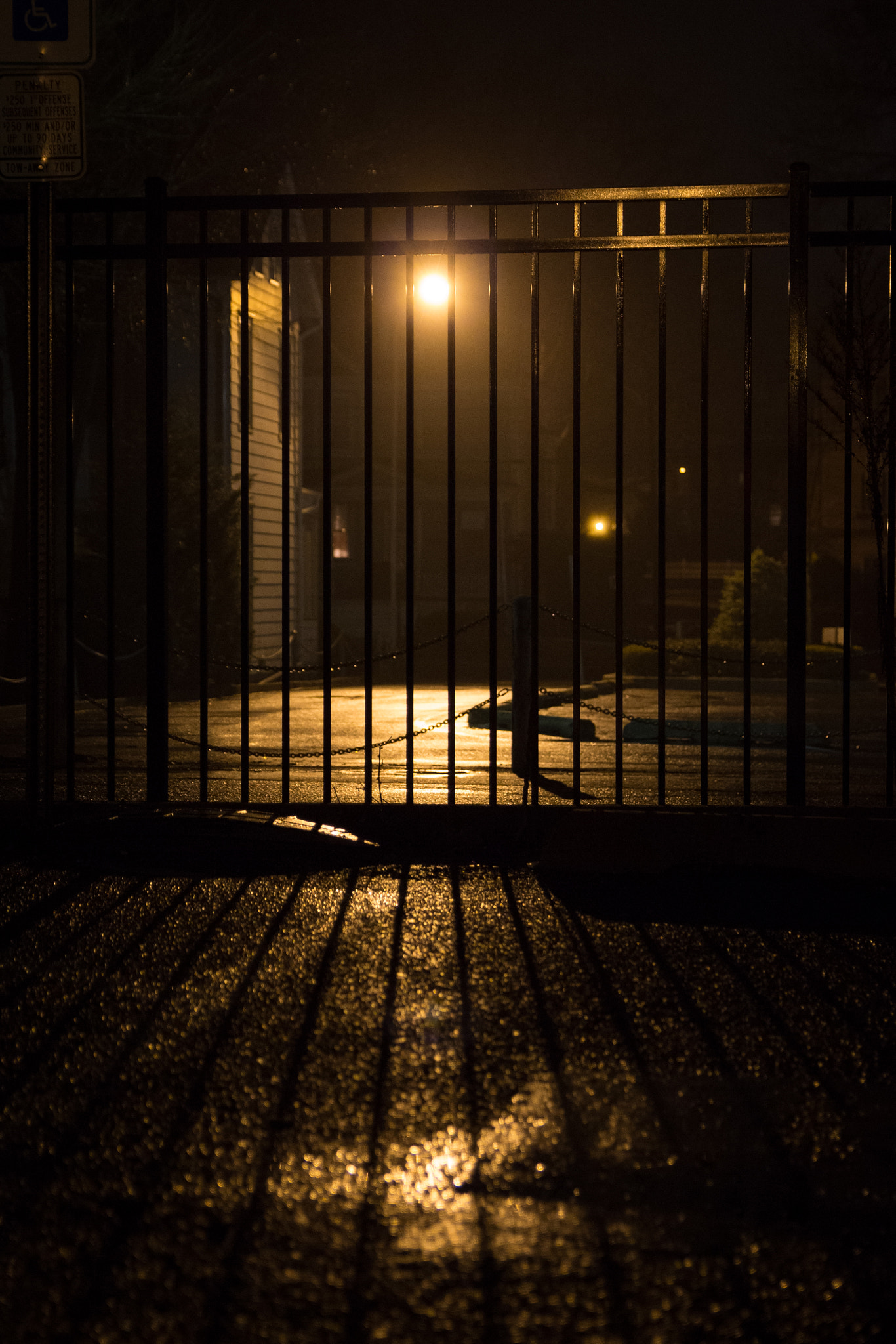 Canon EOS 650D (EOS Rebel T4i / EOS Kiss X6i) sample photo. A light behind the bars: day 17/365 photography