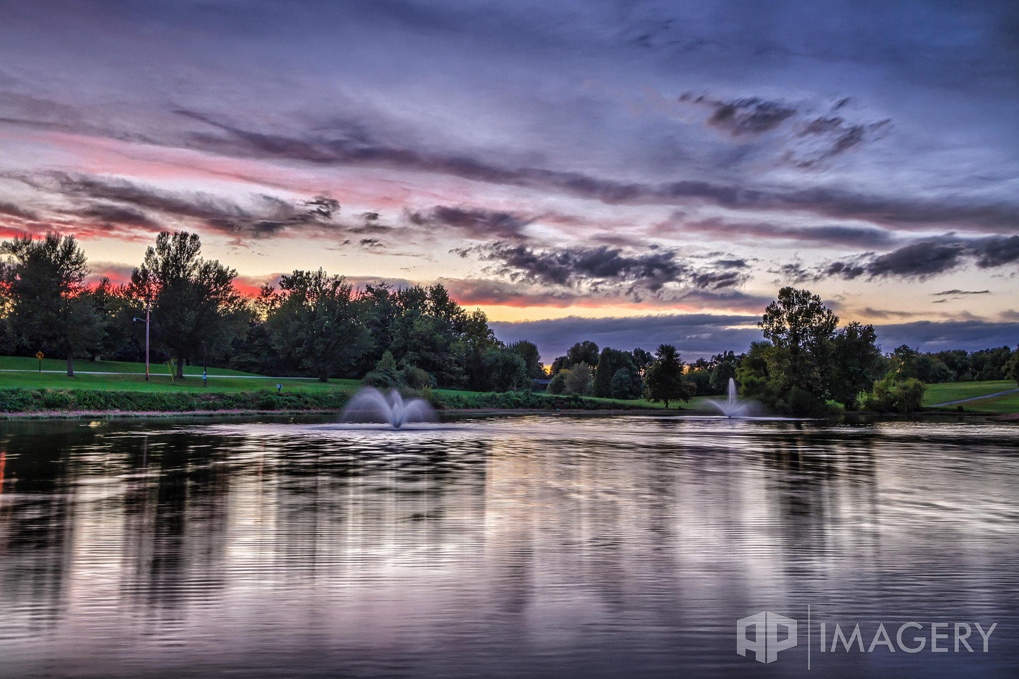 Sunset at Hillcrest Gofl Course