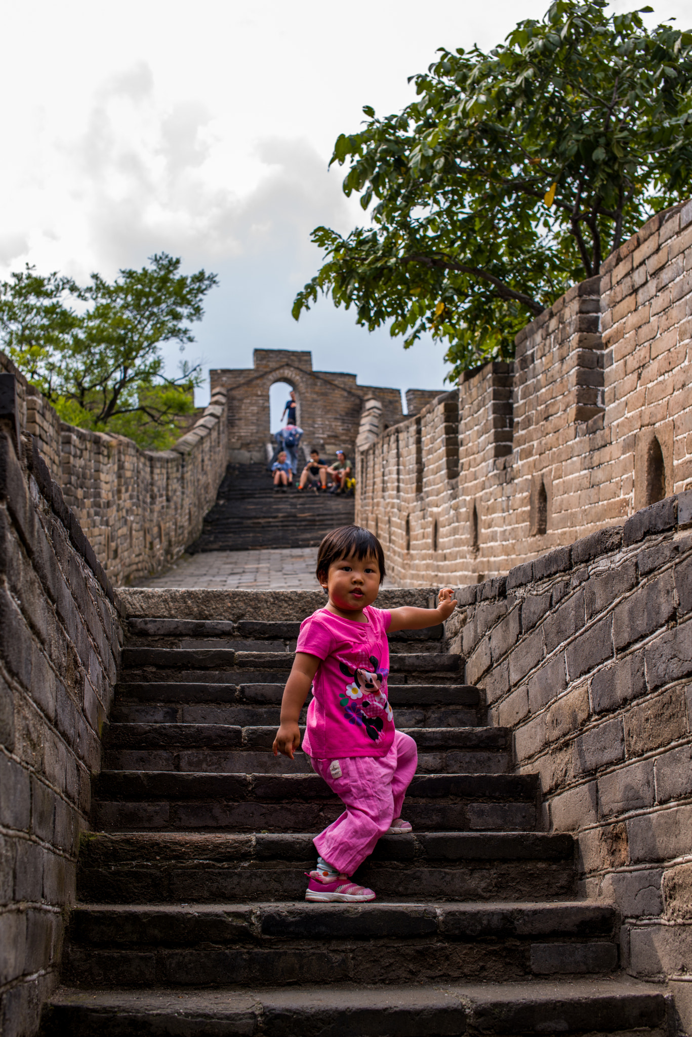 Nikon D750 + Sigma 50mm F1.4 EX DG HSM sample photo. 长城上的功夫小妞 photography