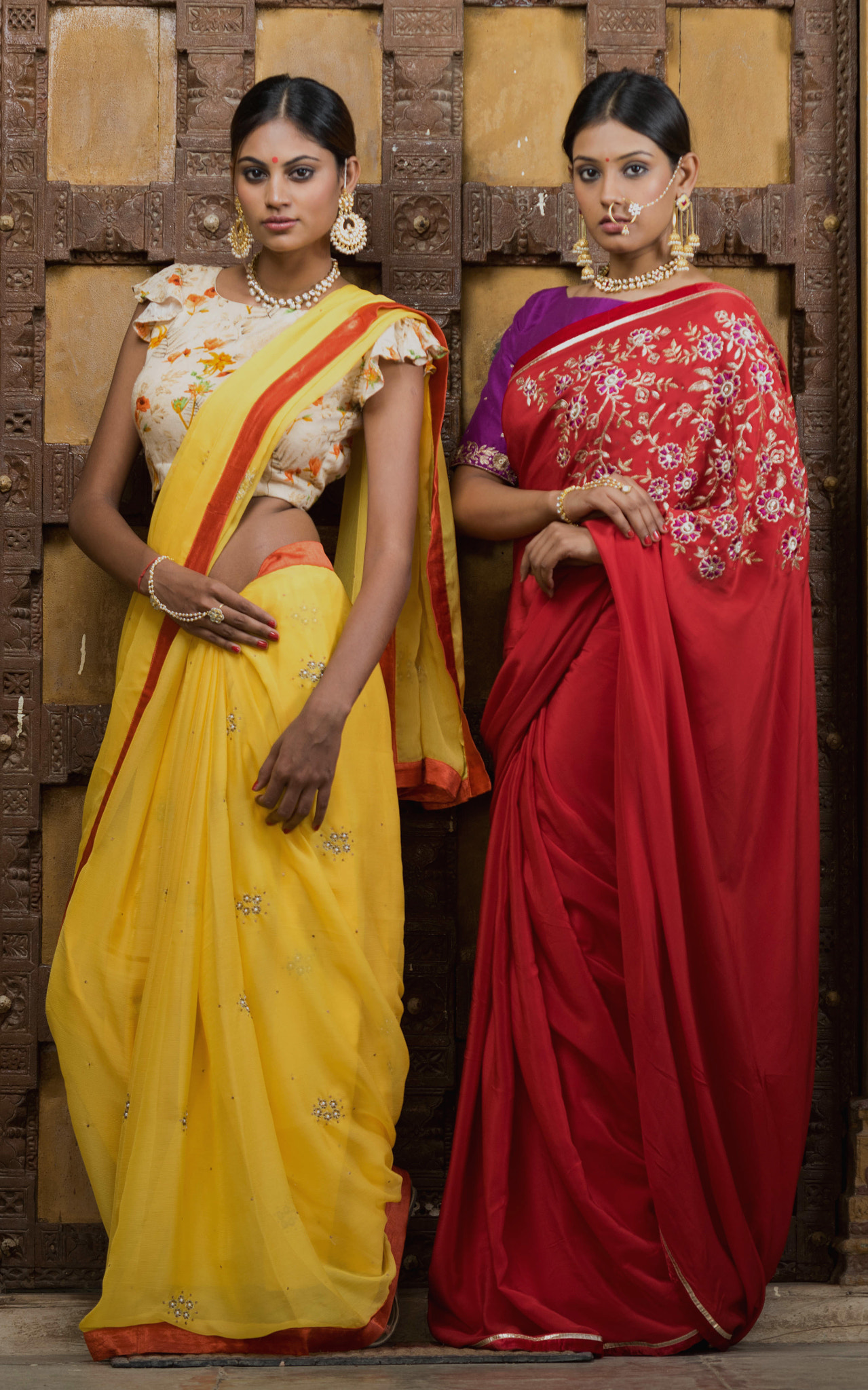 Nikon AF-S Nikkor 70-200mm F2.8G ED VR II sample photo. Indian saree photography