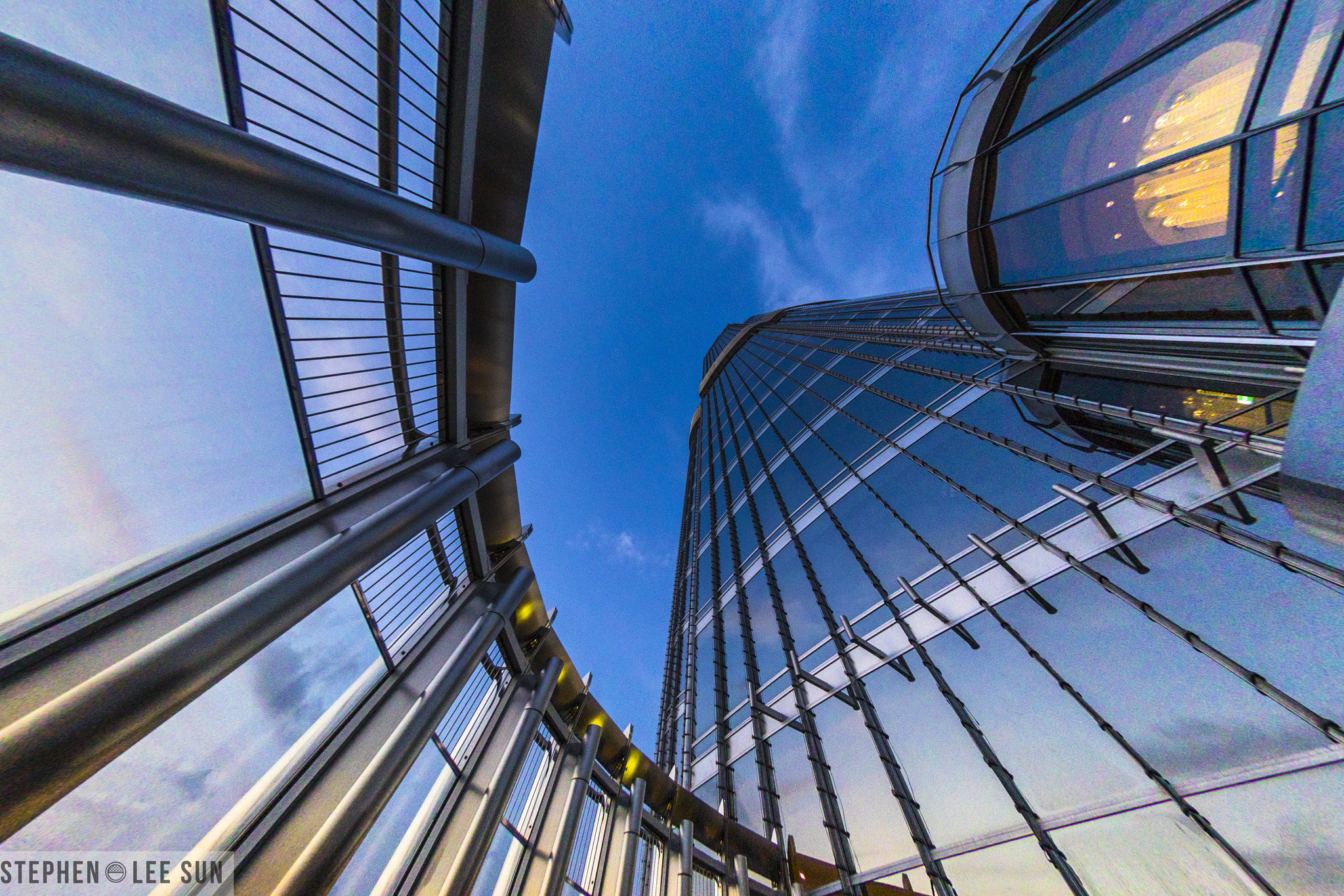 Canon EOS 5D Mark IV + Canon EF 8-15mm F4L Fisheye USM sample photo. Sunrise at burj khalifa photography