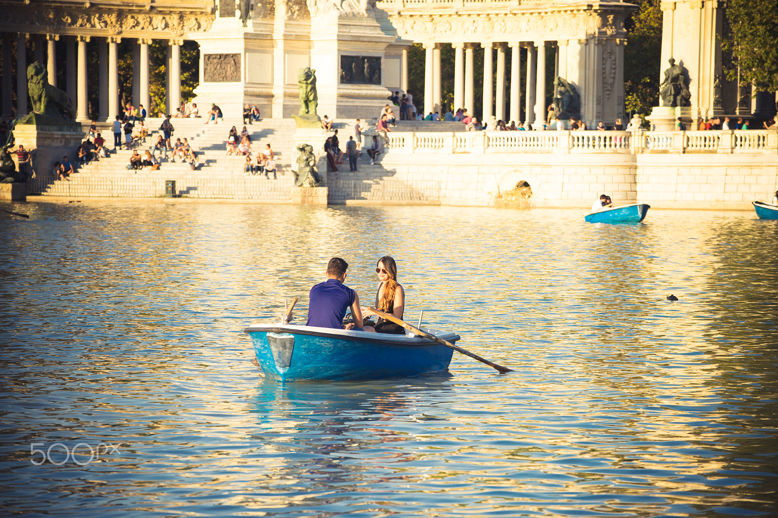 Sony a7 II + Tamron SP 70-300mm F4-5.6 Di USD sample photo. A pond with small boats photography