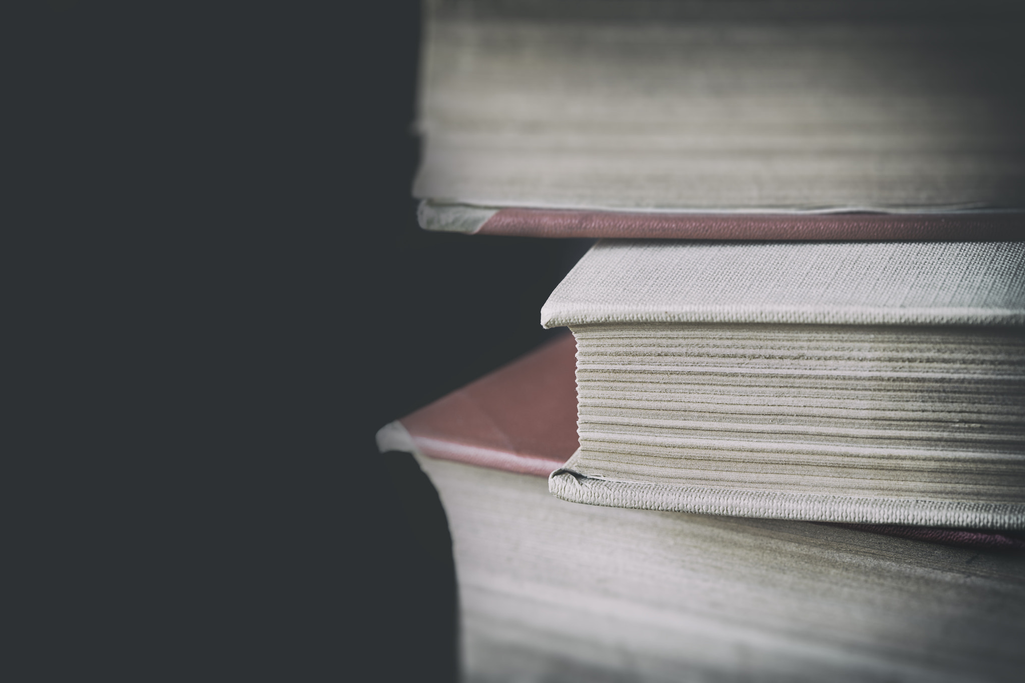 Canon EF 100mm F2.8 Macro USM sample photo. A pile of aged books photography