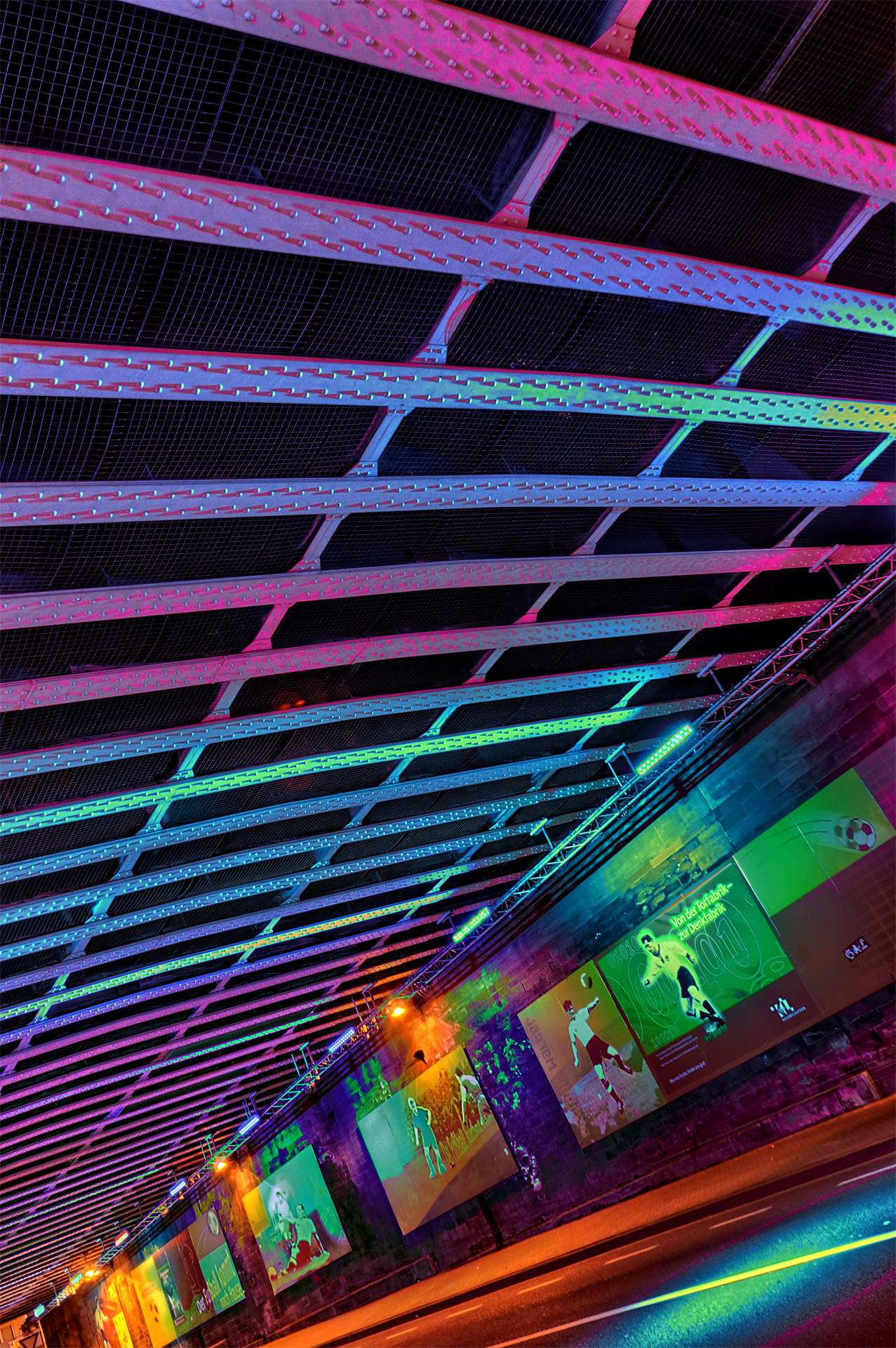 Canon EOS 1100D (EOS Rebel T3 / EOS Kiss X50) sample photo. Rainbow tunnel photography