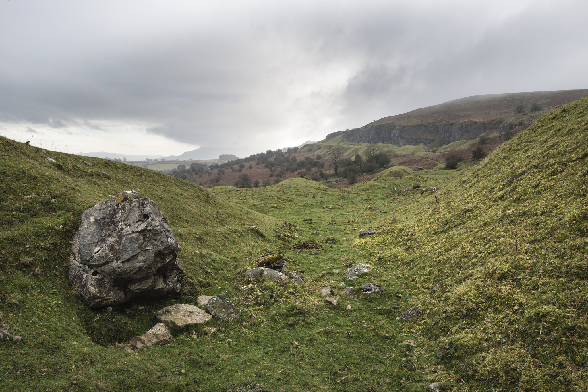 Nikon AF-S Nikkor 18-35mm F3.5-4.5G ED sample photo. Stunning landscape image of abandoned quarry taken over by natur photography