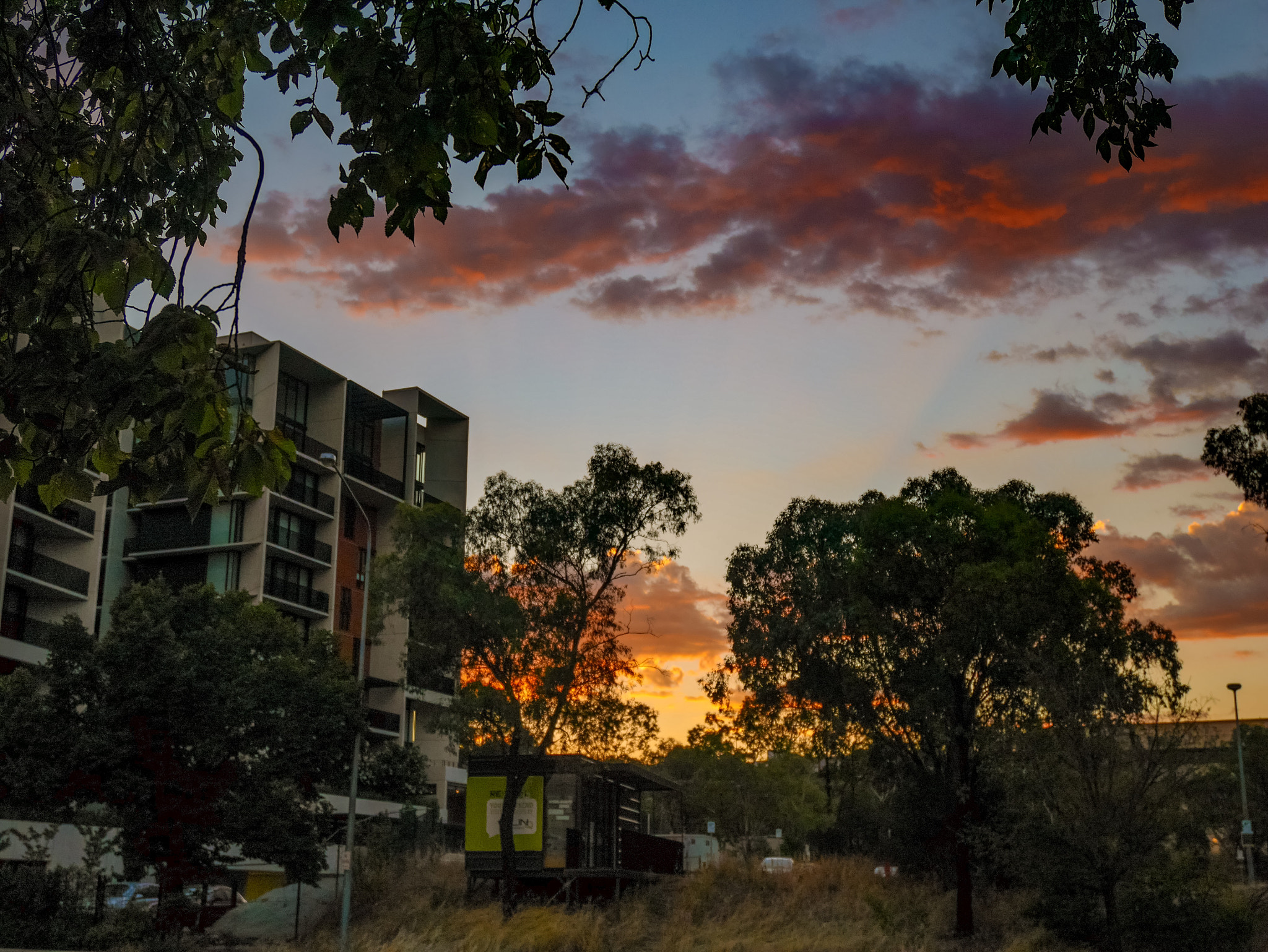 Panasonic DMC-GM1S sample photo. Australian sunset 2017 - sunset on one of the hottest days. photography