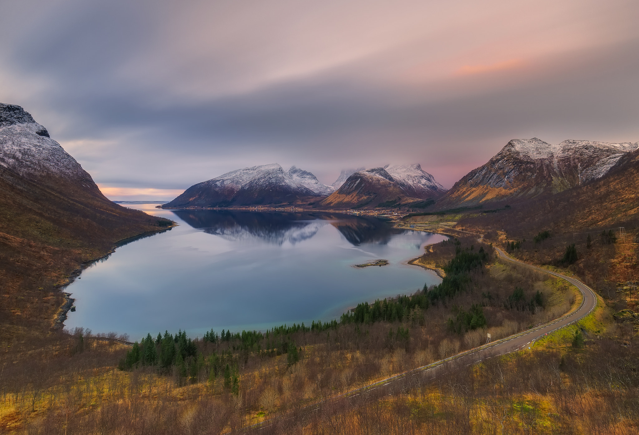 Sony a7 sample photo. Sunrise in senja photography