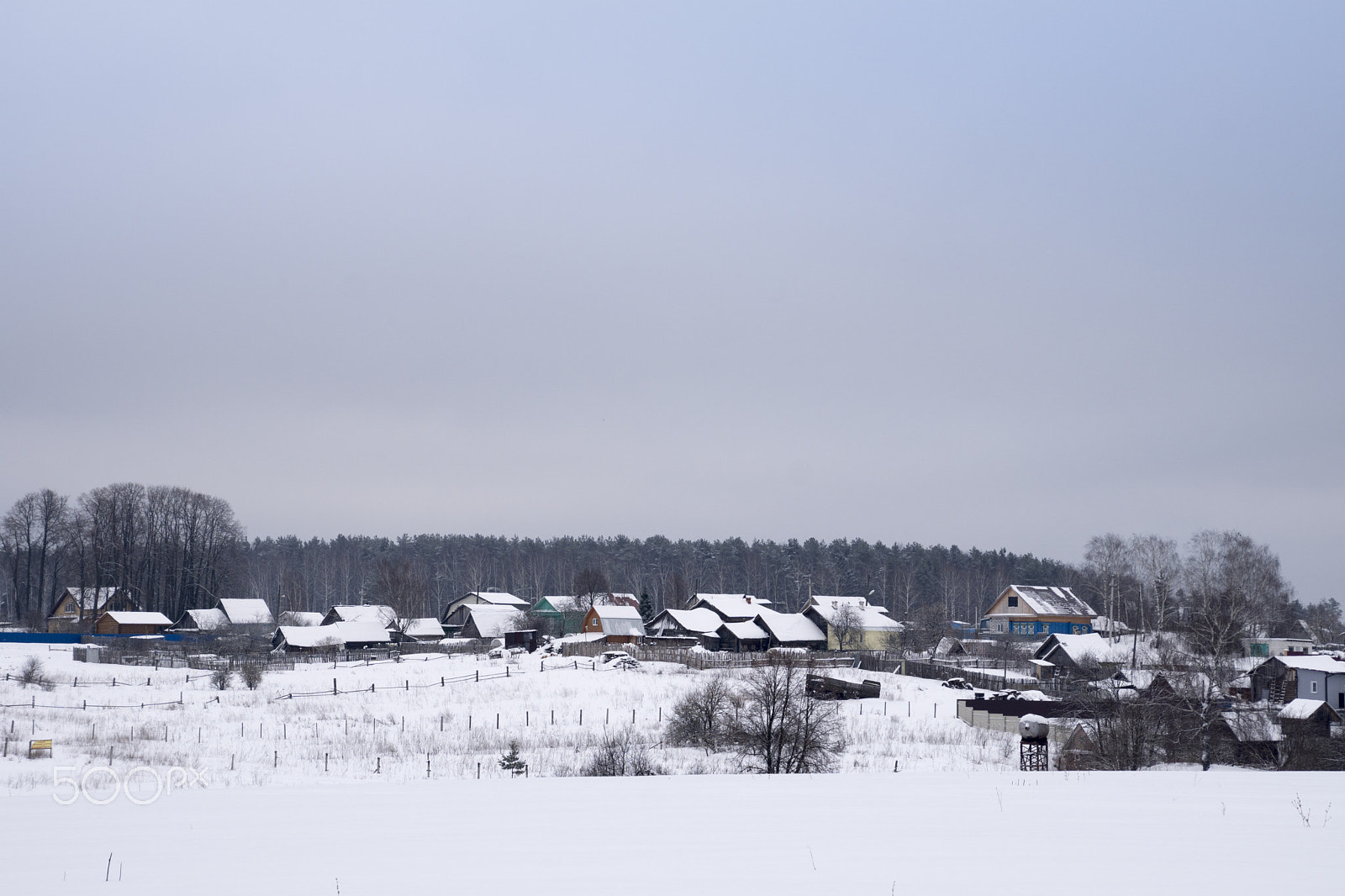 Tamron 16-300mm F3.5-6.3 Di II VC PZD Macro sample photo. Winter village photography