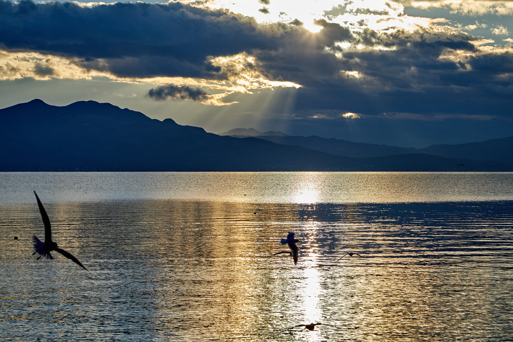 Canon EF 24-105mm F4L IS USM sample photo. Morning at the lake of erhai photography