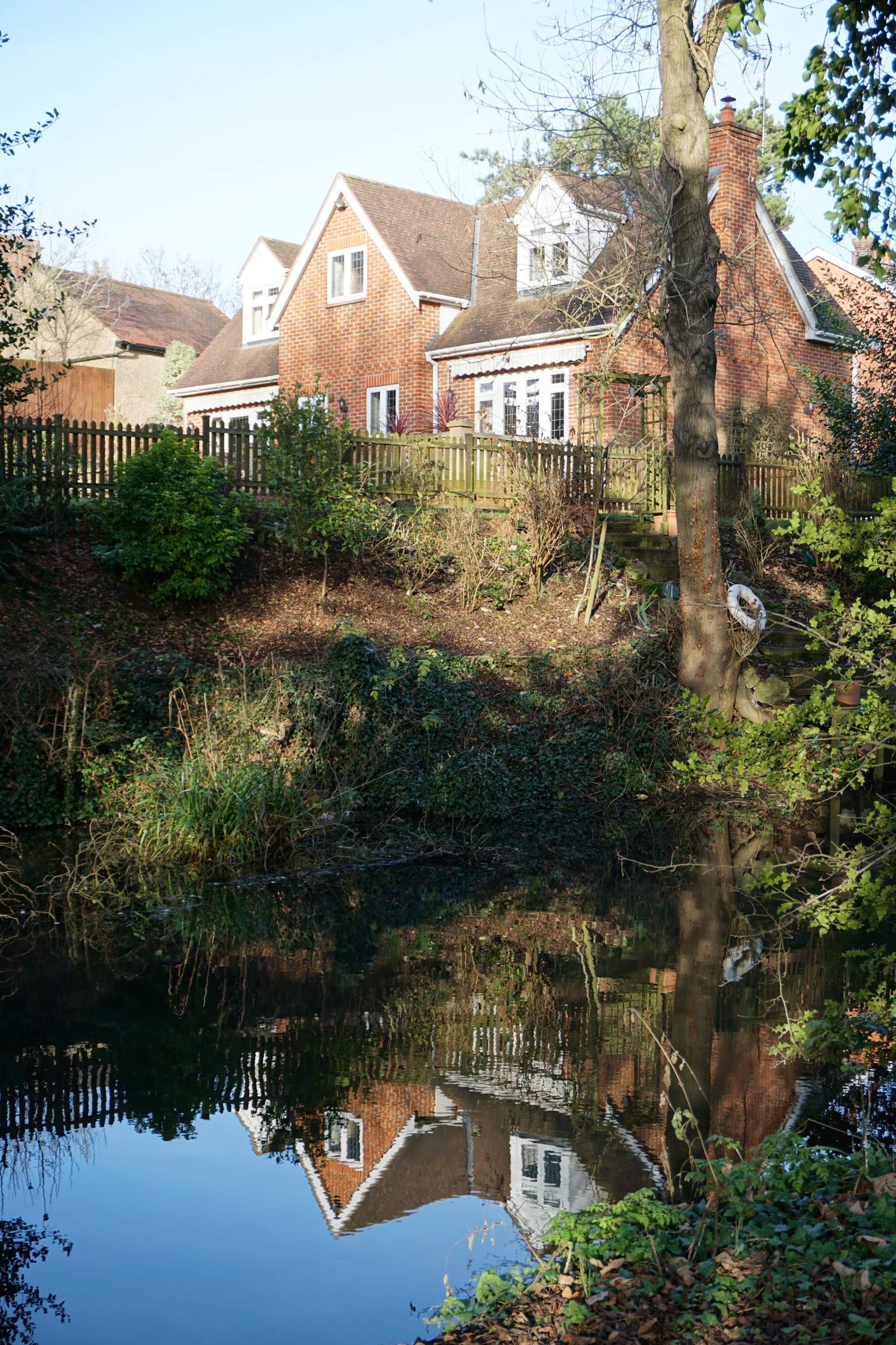 Sony a6300 sample photo. Broxbourne mill reflections photography