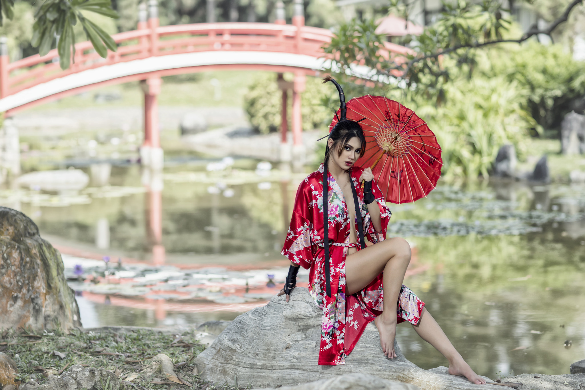 Canon EF 85mm F1.2L II USM sample photo. Samura princess photography
