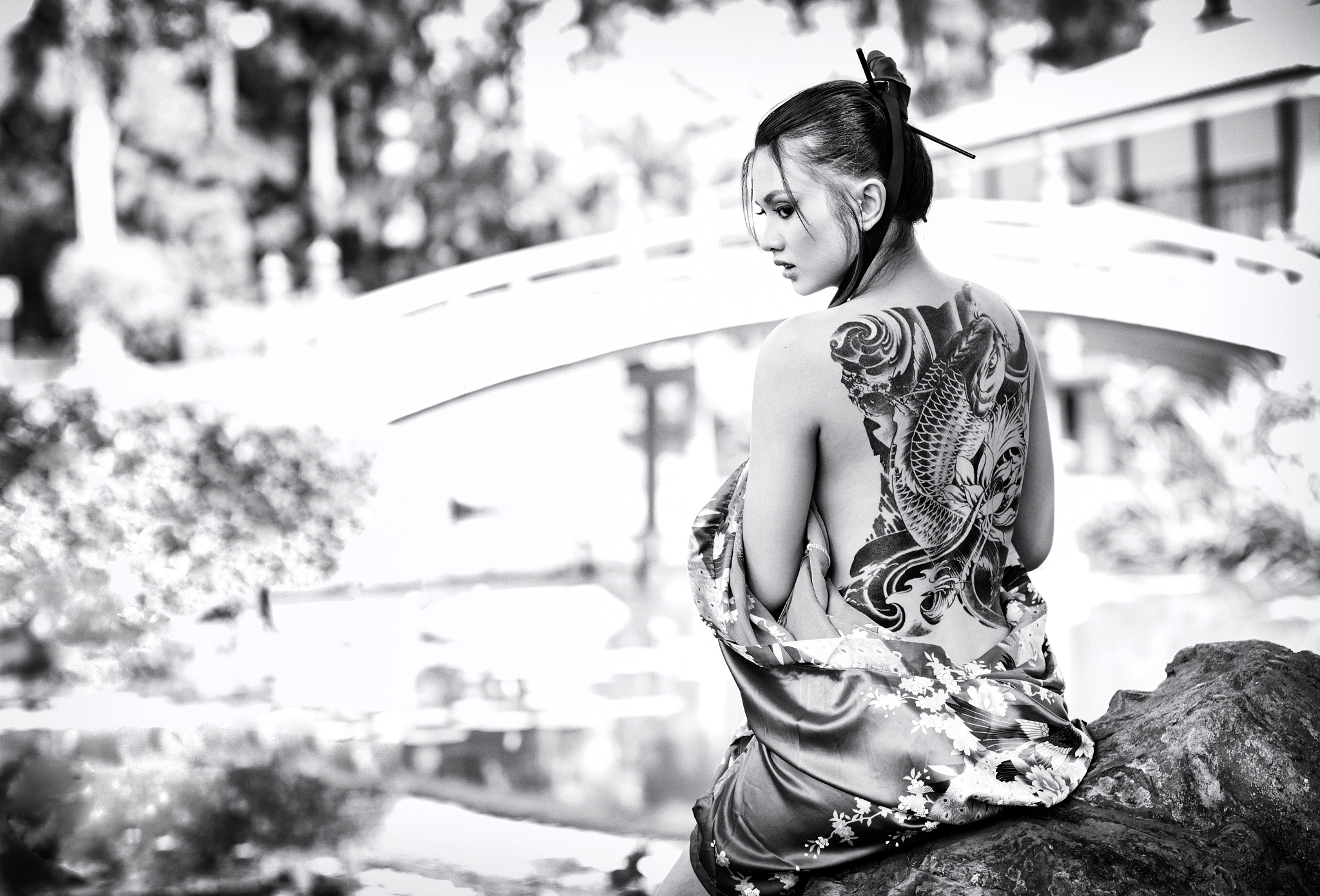 Leica APO-Summicron-M 75mm F2 ASPH sample photo. Samura princess b/w2 photography