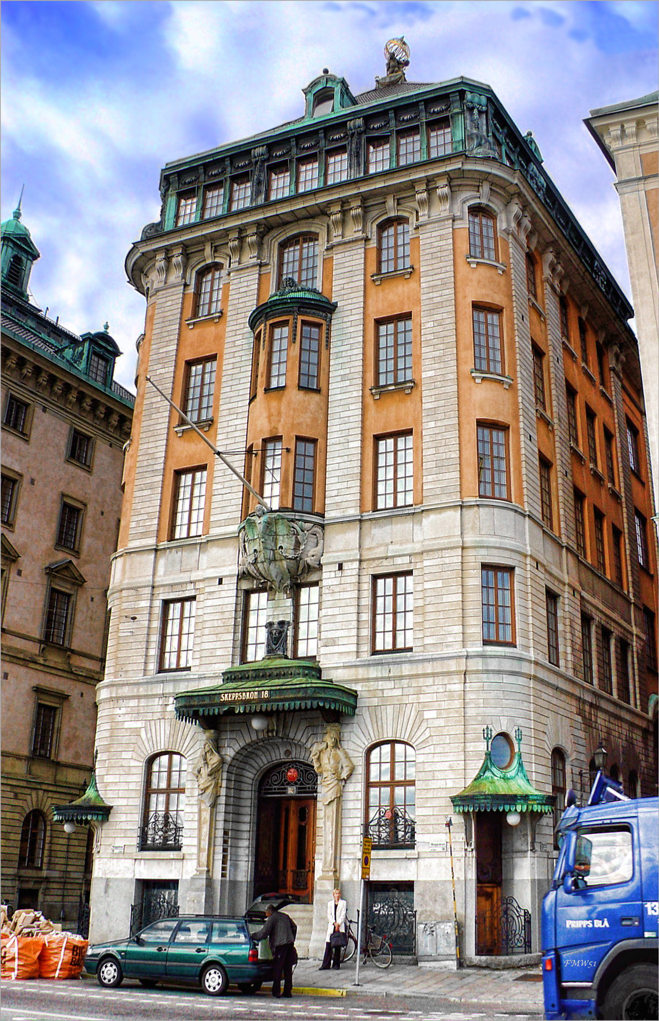 Sony DSC-V1 sample photo. Stockholm trading house photography