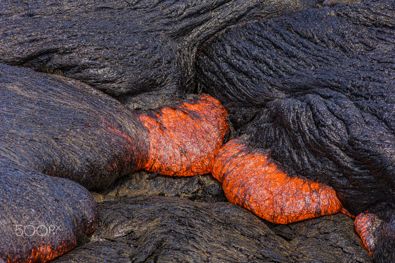 Nikon D7200 sample photo. Lava flowing near puuoo crater big island hawaii photography