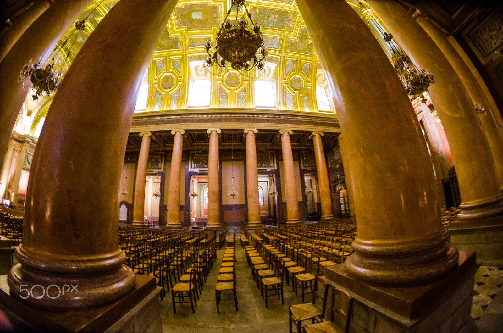 Nikon D5100 + Samyang 8mm F3.5 Aspherical IF MC Fisheye sample photo. Eglise saint pierre photography