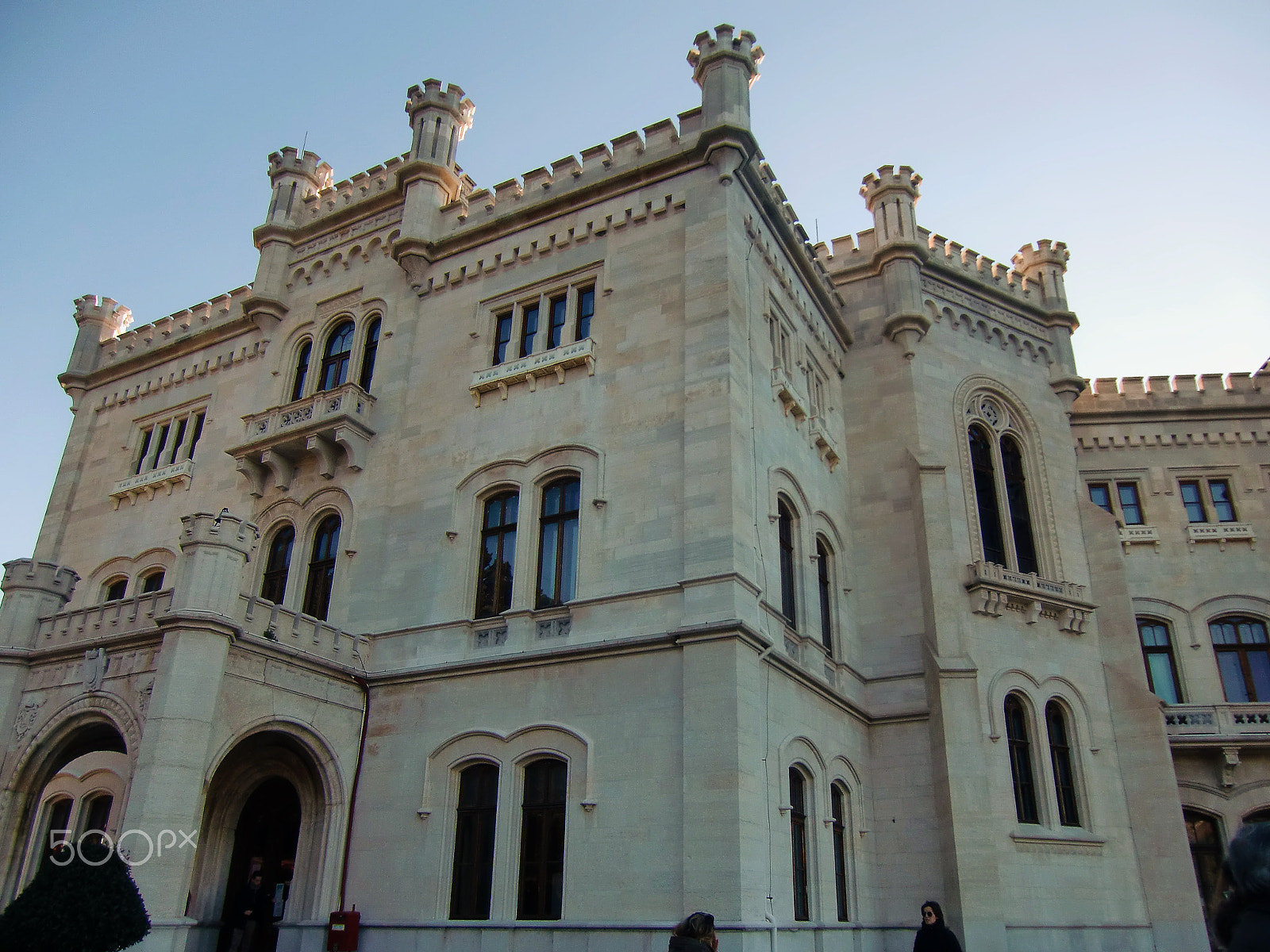 CASIO EX-H10 sample photo. Miramare castle photography