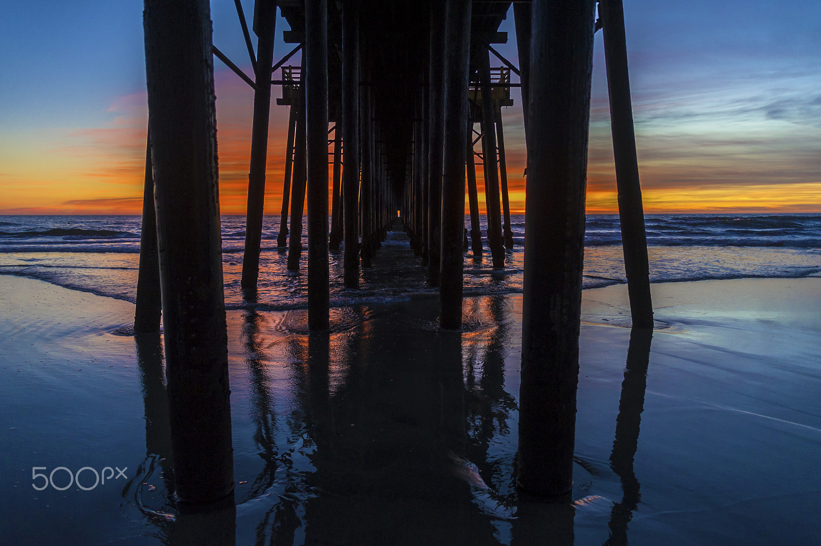 Nikon D3S sample photo. Oceanside pier at sunset - january 17, 2017 photography