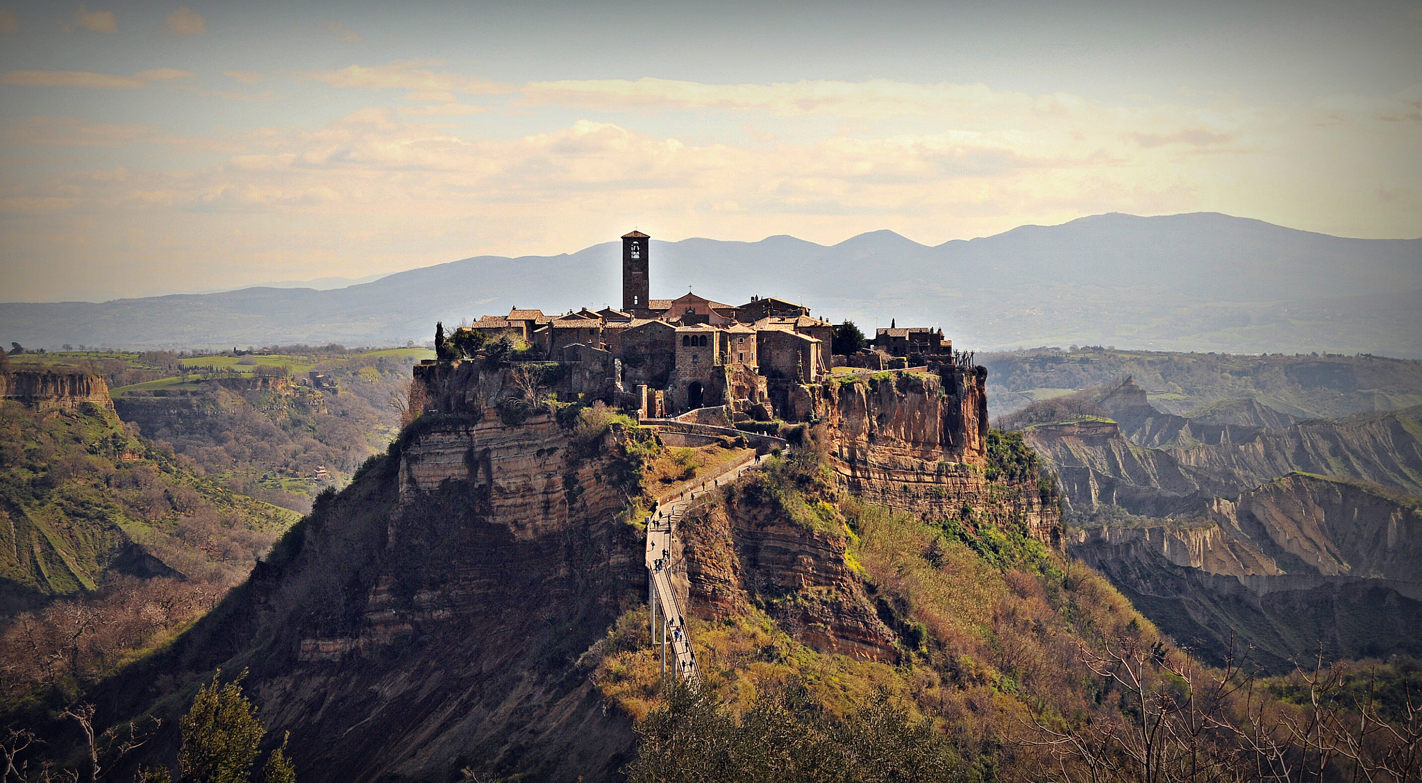Nikon D300 sample photo. Civita di bagnoregio, italy photography