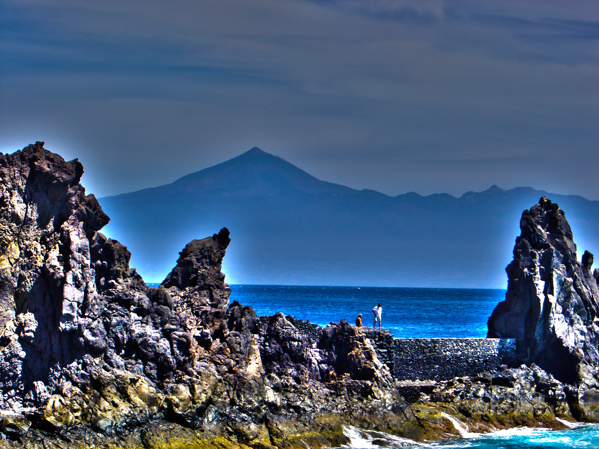 Sony DSC-P10 sample photo. El teide desde la gomera  photography