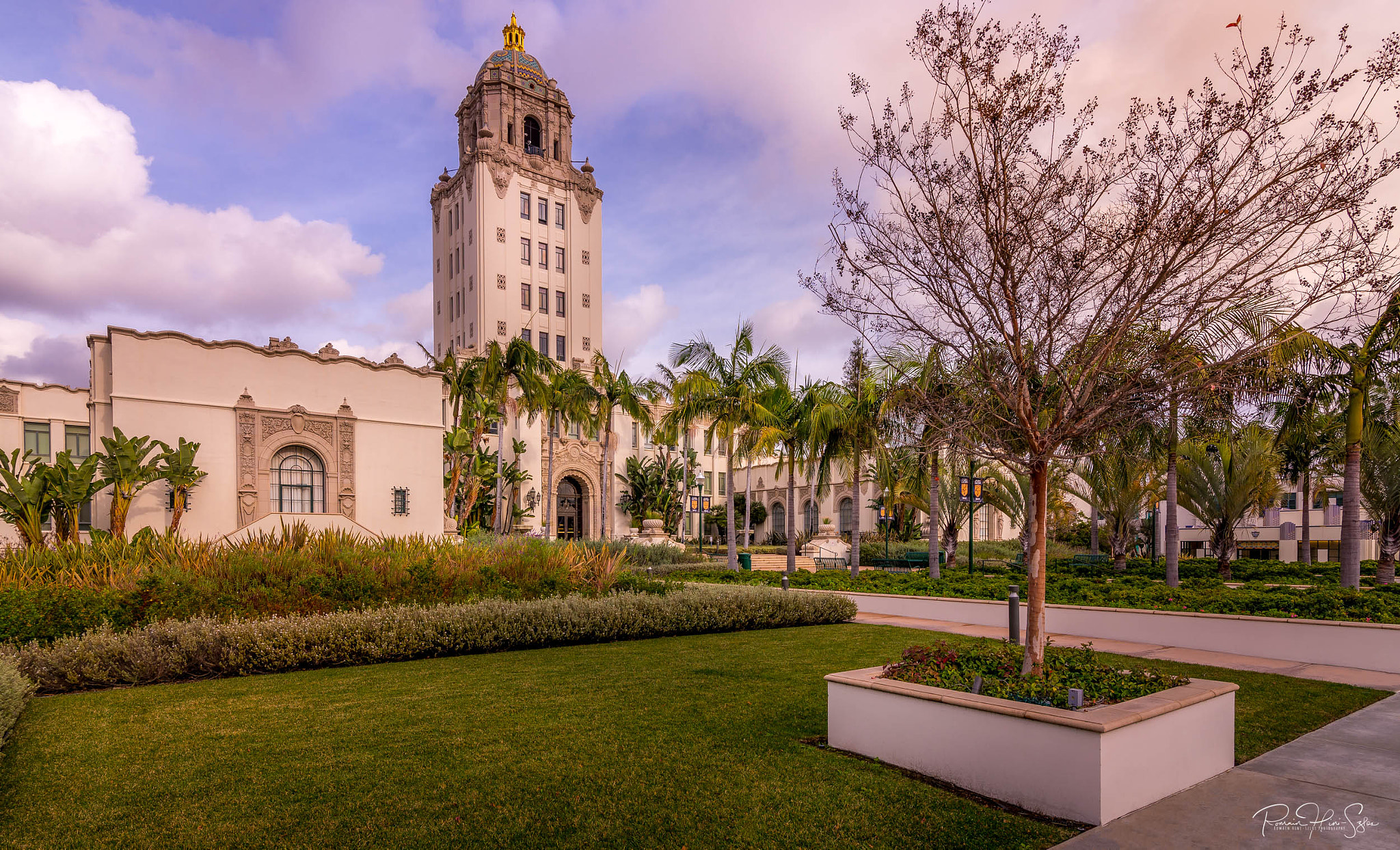 Tokina AT-X 16-28mm F2.8 Pro FX sample photo. City hall of beverly hills photography