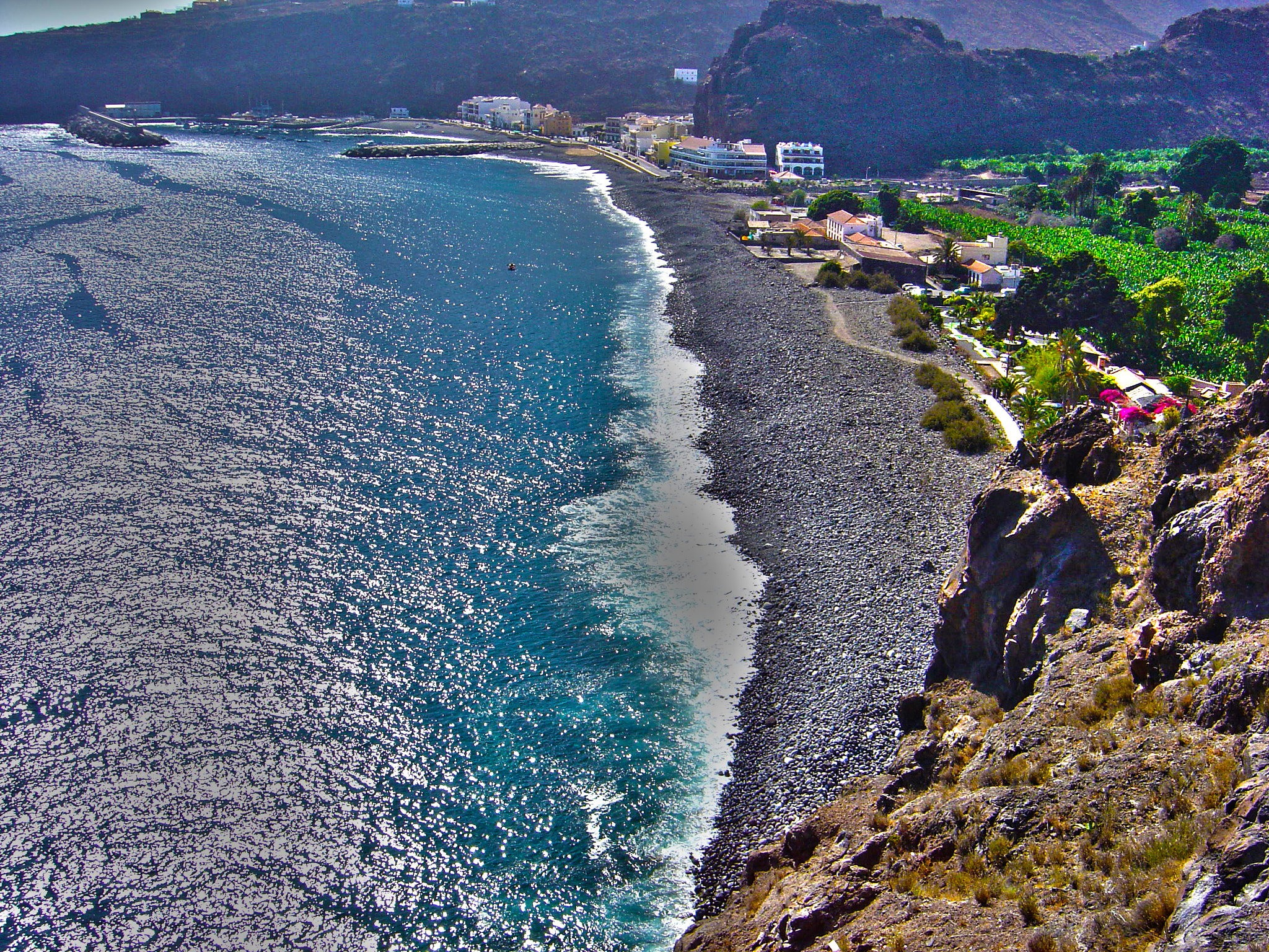 Sony DSC-P10 sample photo. Playa santiago. la gomera  photography