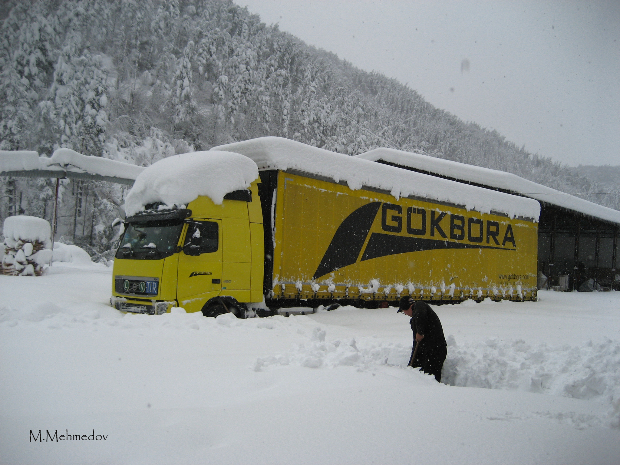 Canon POWERSHOT SD600 sample photo. Bulgaristan'da kar...snow in bulgaria photography