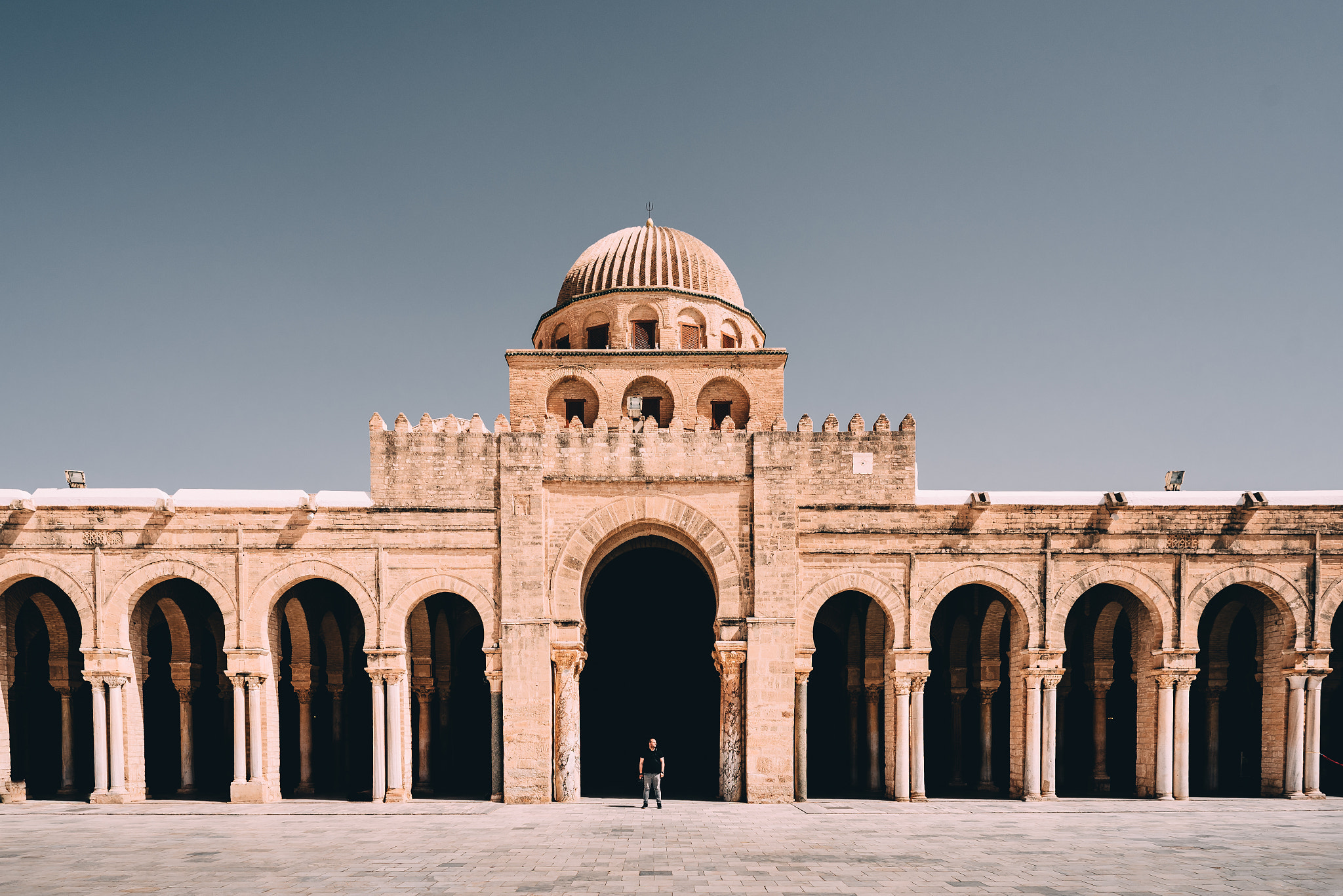 Nikon AF Nikkor 24mm F2.8D sample photo. Great mosque of kairouan, tunisia photography