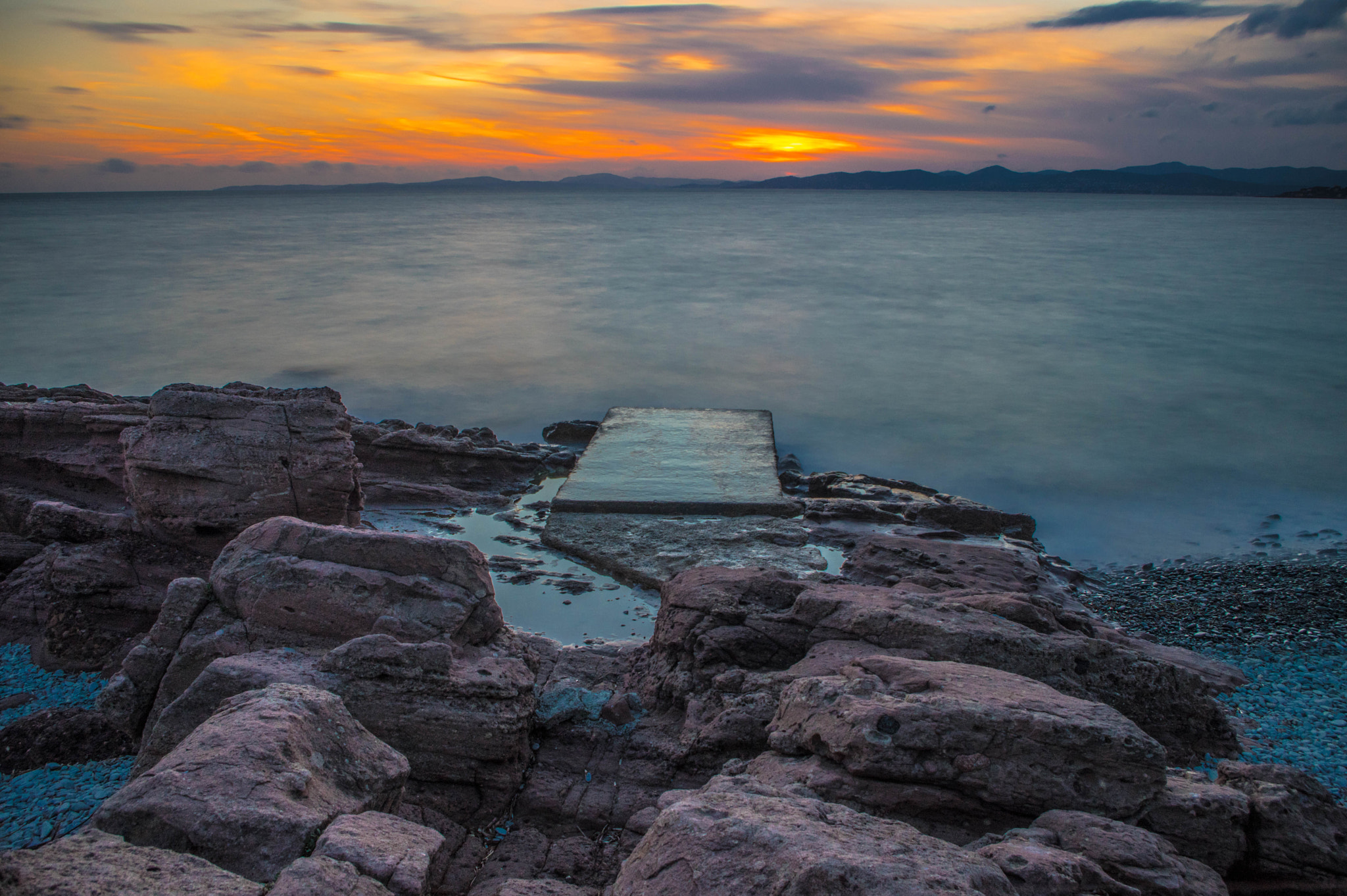 Pentax K-3 sample photo. Dramont - coucher du soleil photography
