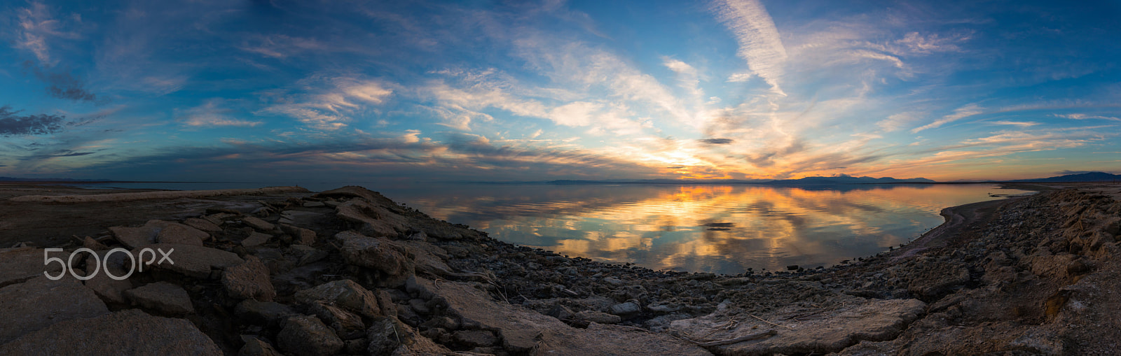 Canon EF-S 17-85mm F4-5.6 IS USM sample photo. Spectacular sunday salton sea sunset photography