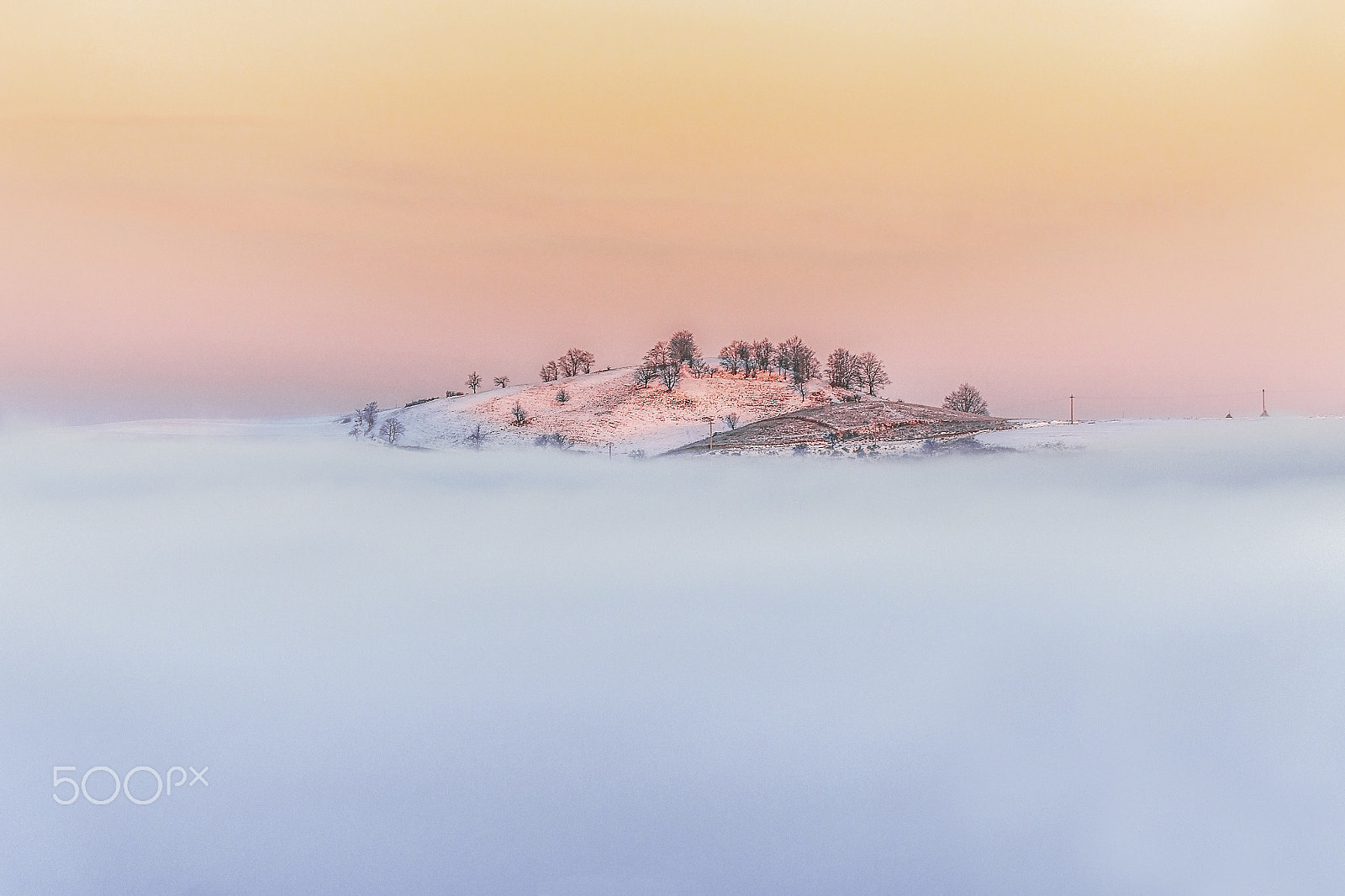 Canon EOS 6D sample photo. Island in fog photography