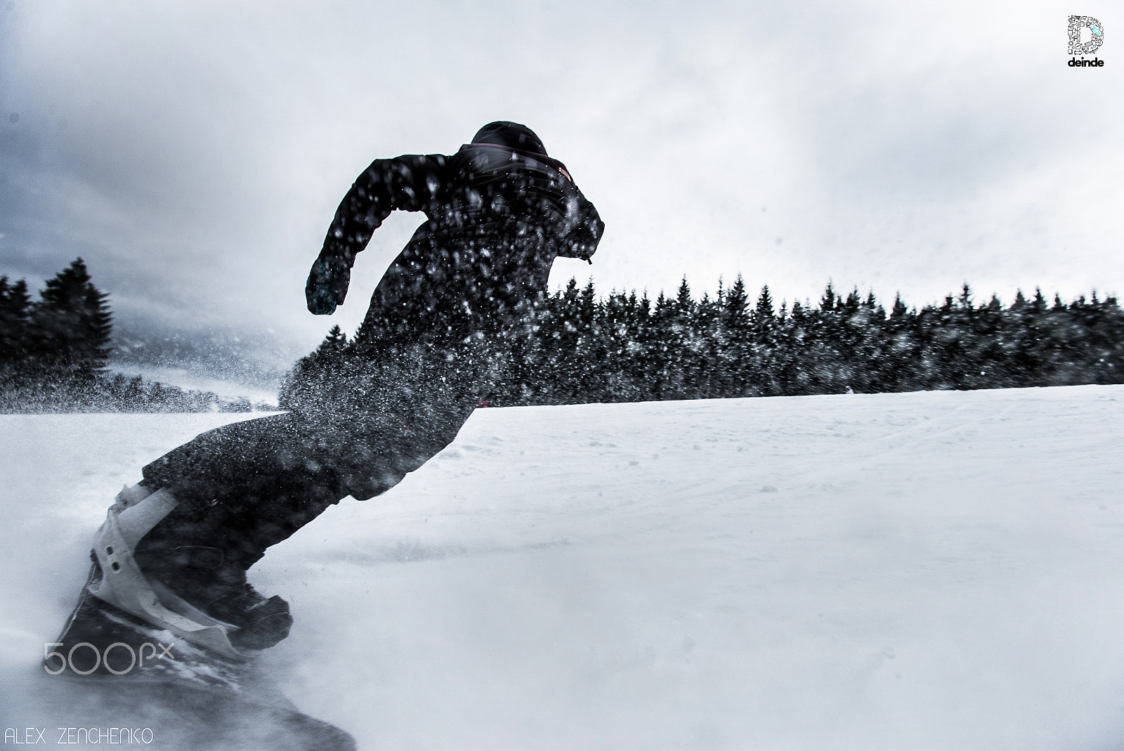Nikon AF-S Nikkor 17-35mm F2.8D ED-IF sample photo. Snowboarding photography
