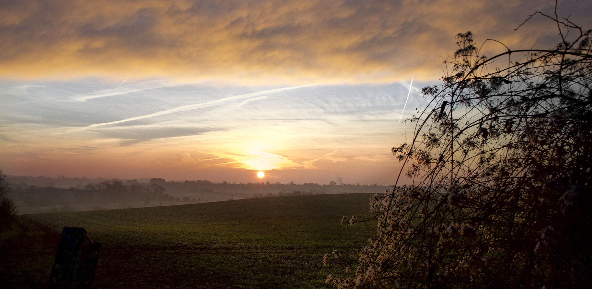 Nikon D3200 sample photo. A layered sunrise photography