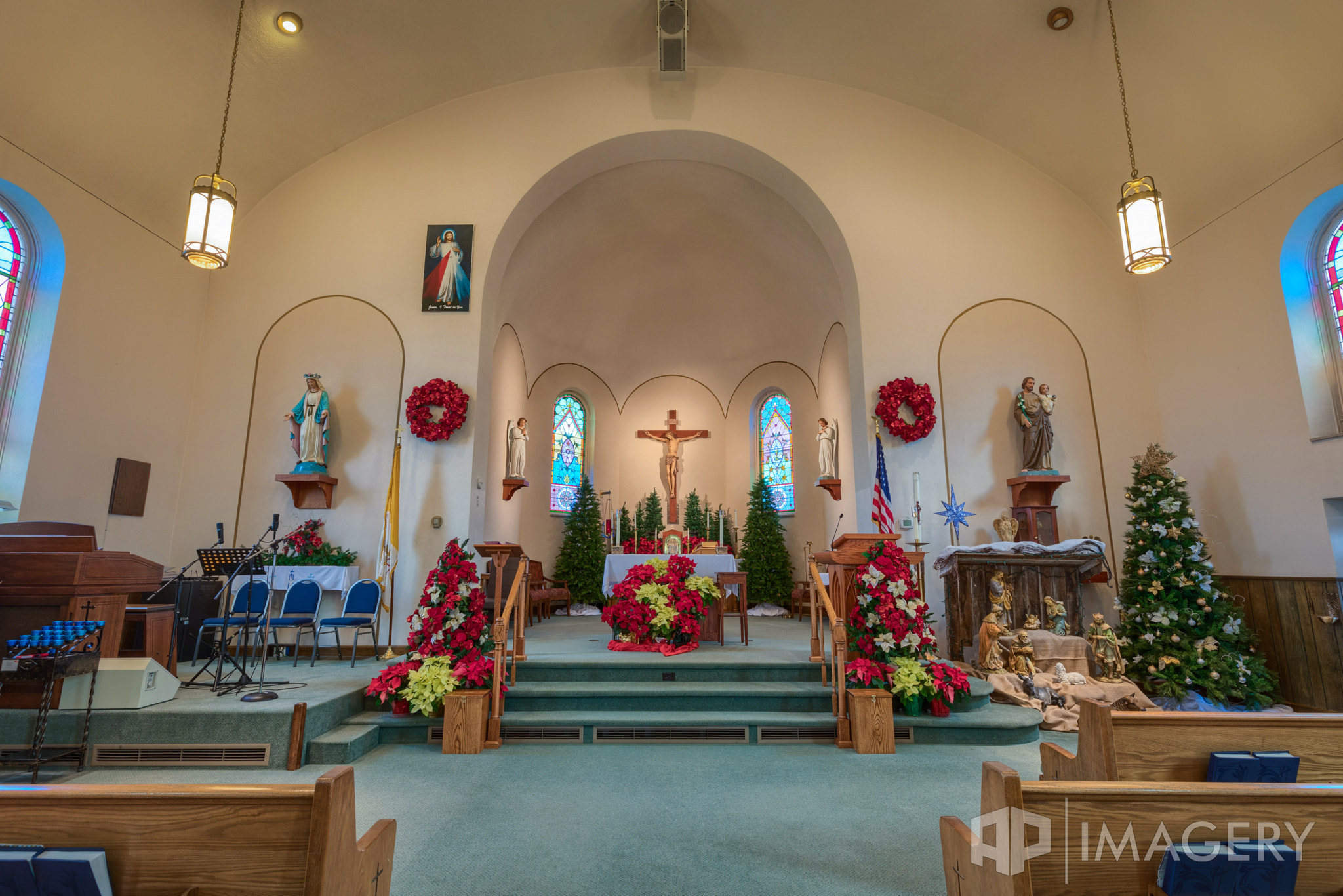Canon EF 16-35mm F4L IS USM sample photo. St. william church photography