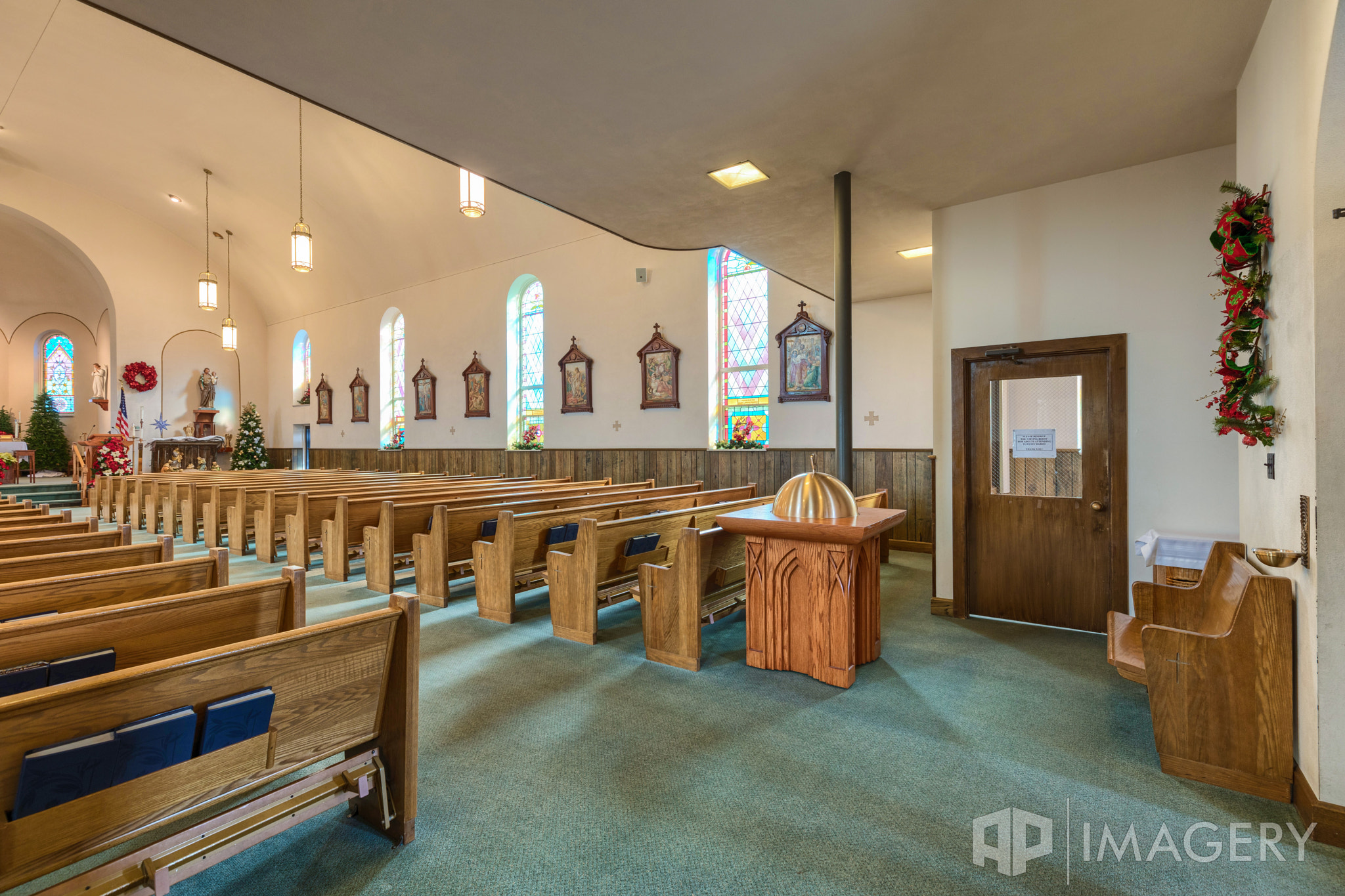 Canon EF 16-35mm F4L IS USM sample photo. St. william church photography